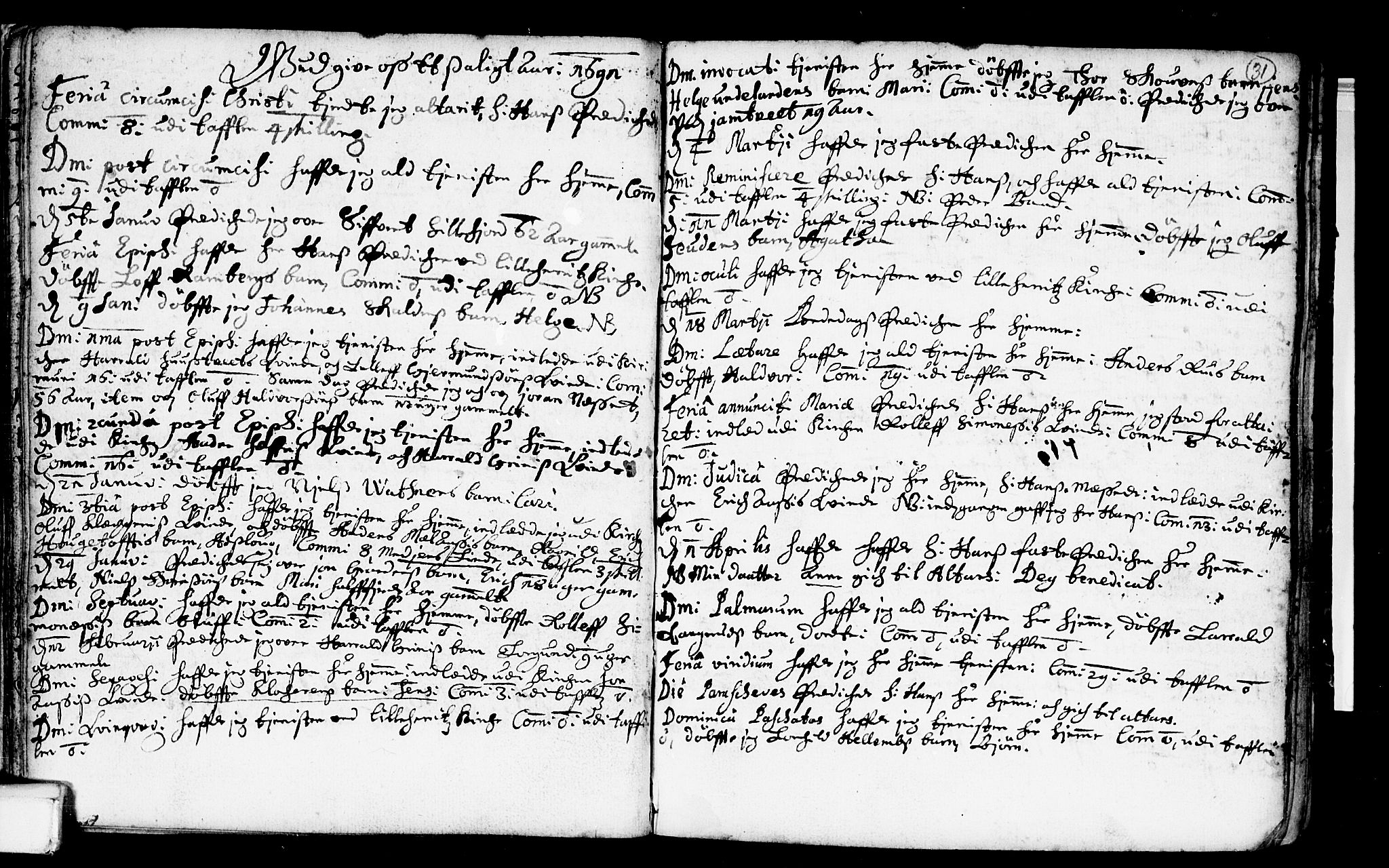 Heddal kirkebøker, SAKO/A-268/F/Fa/L0001: Parish register (official) no. I 1, 1648-1699, p. 31