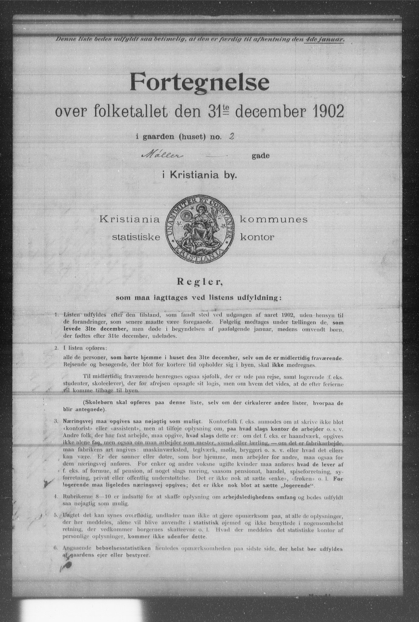 OBA, Municipal Census 1902 for Kristiania, 1902, p. 12940