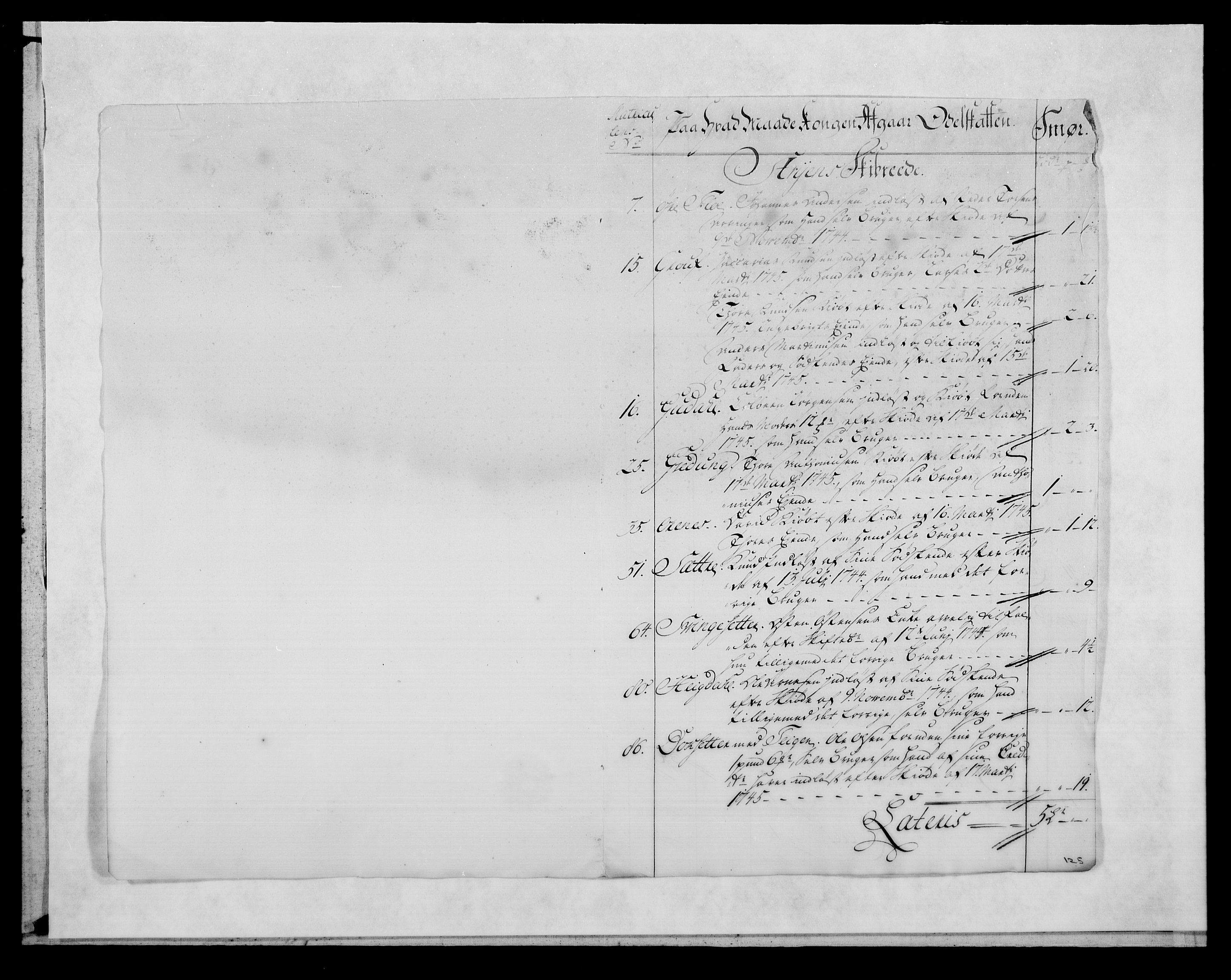 Rentekammeret inntil 1814, Reviderte regnskaper, Fogderegnskap, AV/RA-EA-4092/R53/L3471: Fogderegnskap Sunn- og Nordfjord, 1745, p. 296