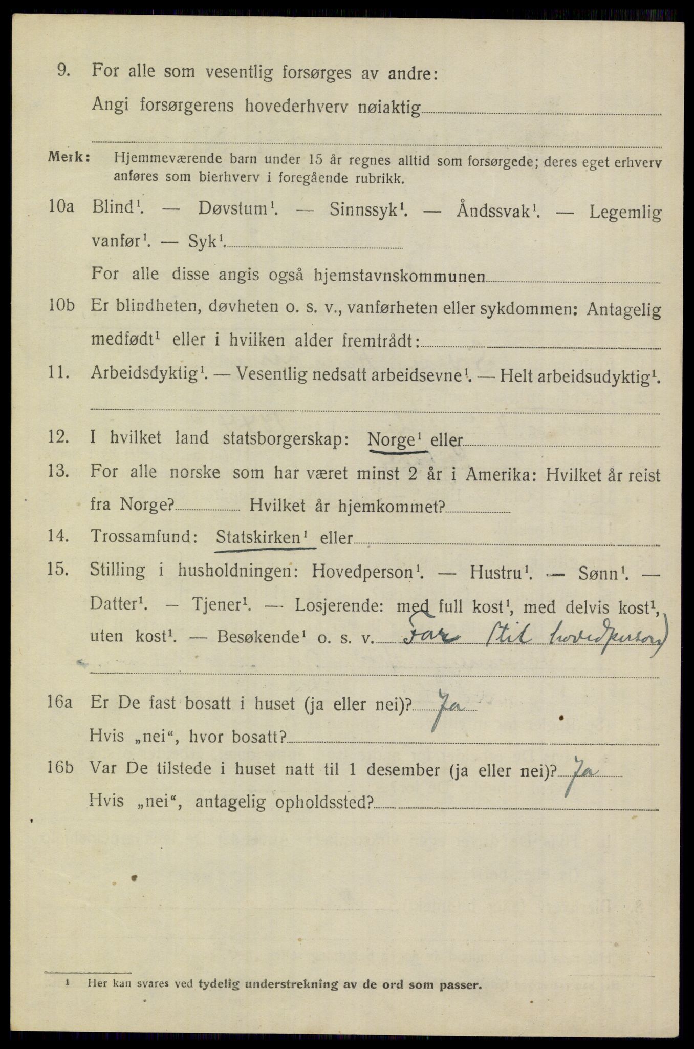 SAST, 1920 census for Gjesdal, 1920, p. 4239