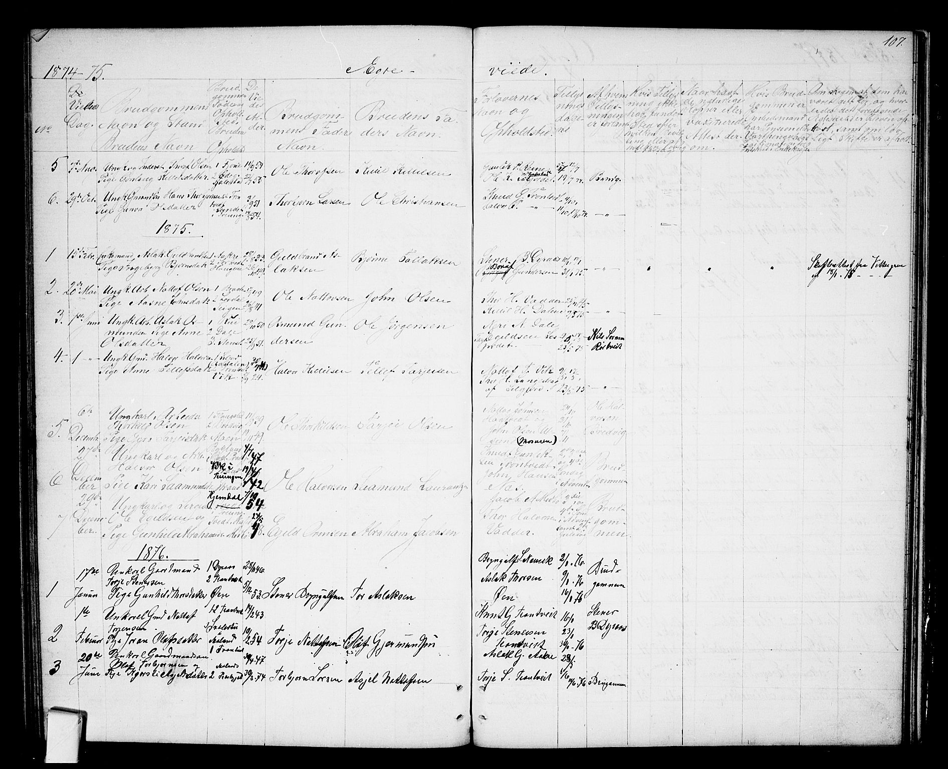 Nissedal kirkebøker, SAKO/A-288/G/Ga/L0002: Parish register (copy) no. I 2, 1861-1887, p. 107