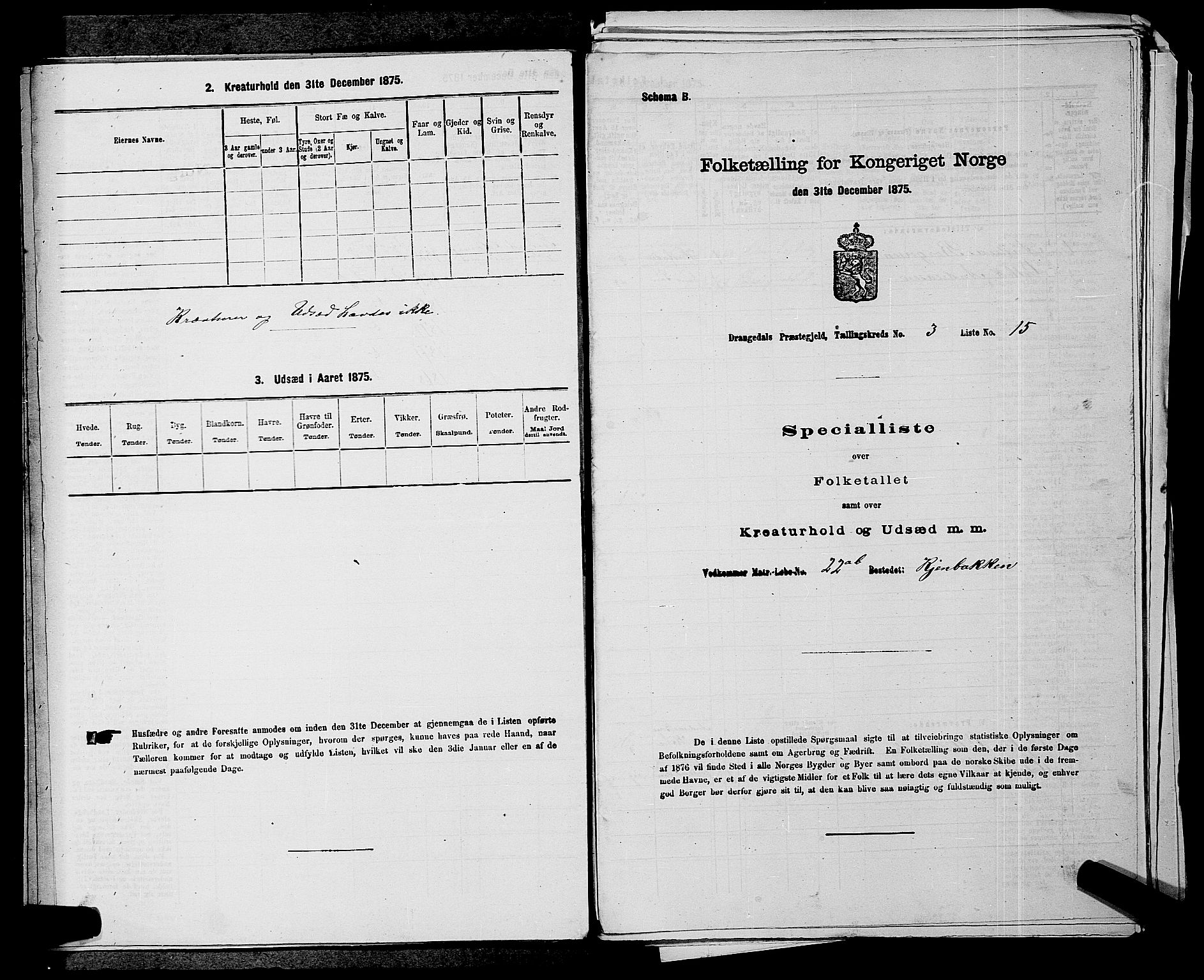 SAKO, 1875 census for 0817P Drangedal, 1875, p. 357