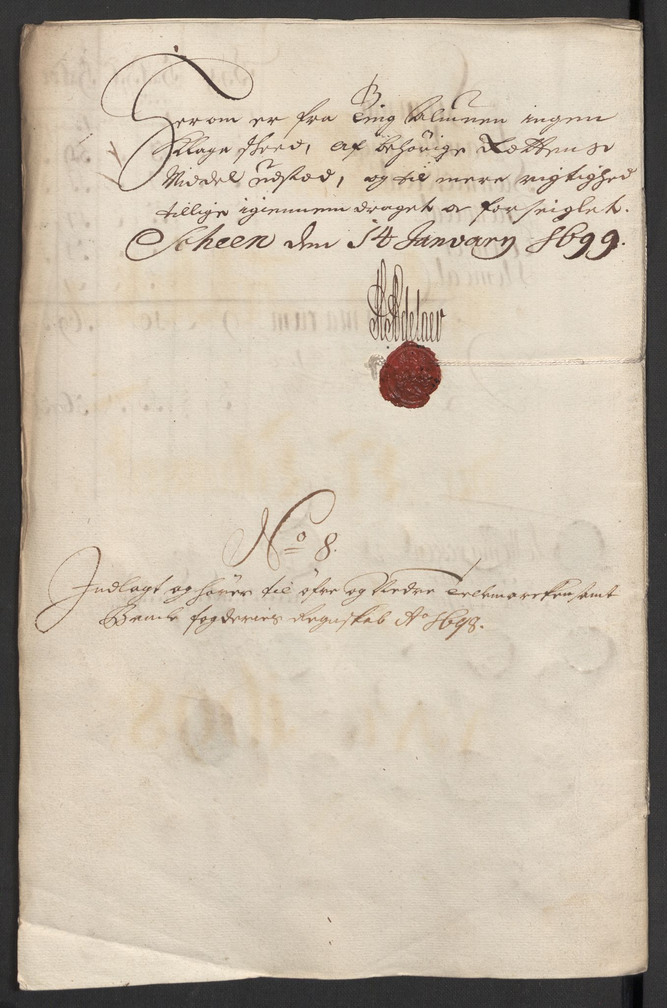 Rentekammeret inntil 1814, Reviderte regnskaper, Fogderegnskap, AV/RA-EA-4092/R36/L2099: Fogderegnskap Øvre og Nedre Telemark og Bamble, 1698, p. 40