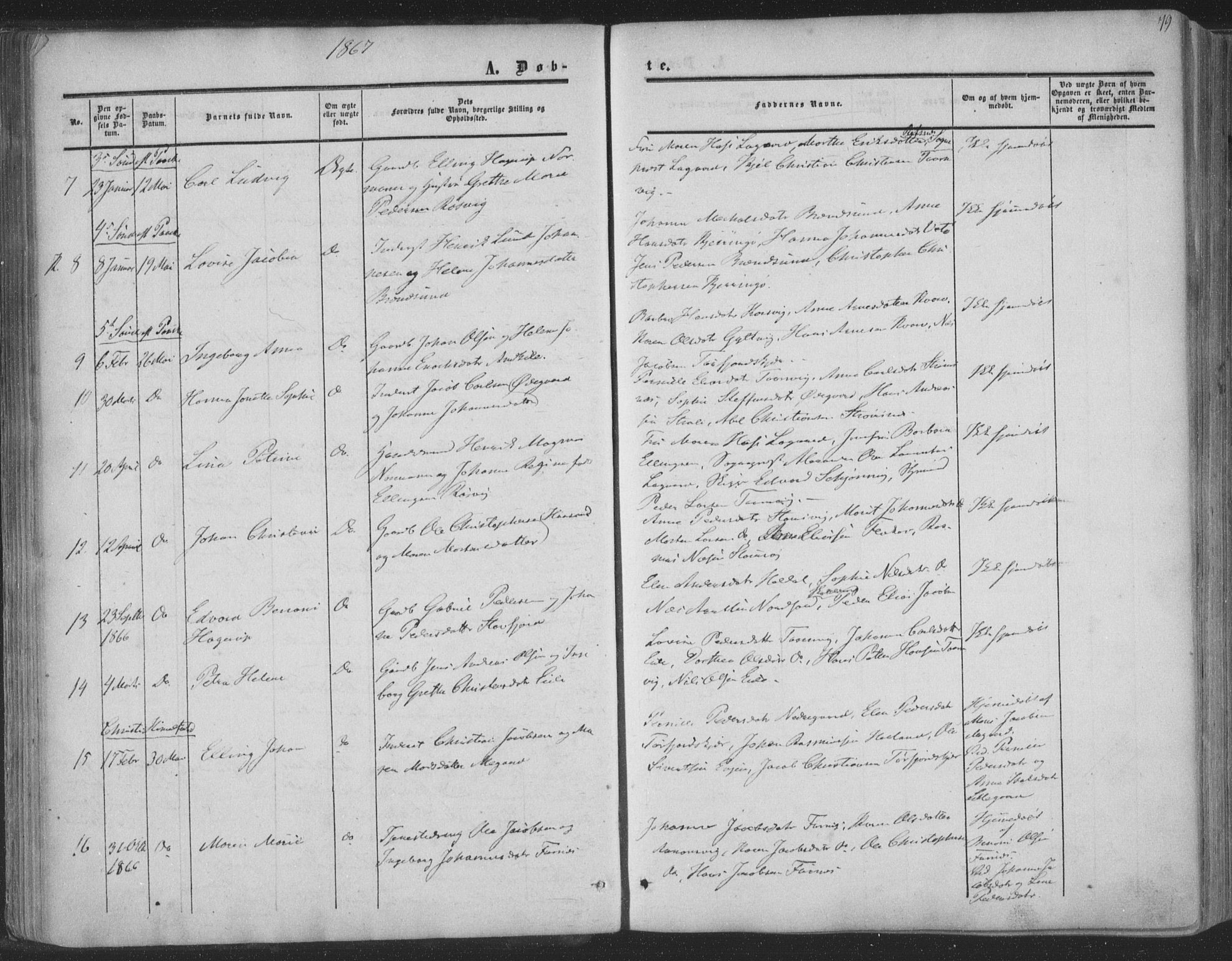 Ministerialprotokoller, klokkerbøker og fødselsregistre - Nordland, AV/SAT-A-1459/853/L0770: Parish register (official) no. 853A09, 1857-1870, p. 79