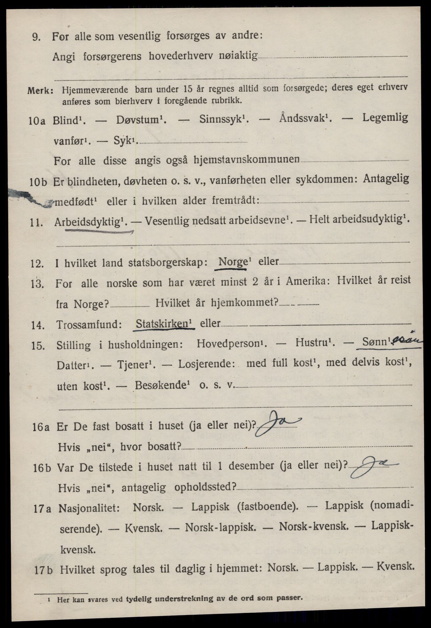 SAT, 1920 census for Sør-Frøya, 1920, p. 800