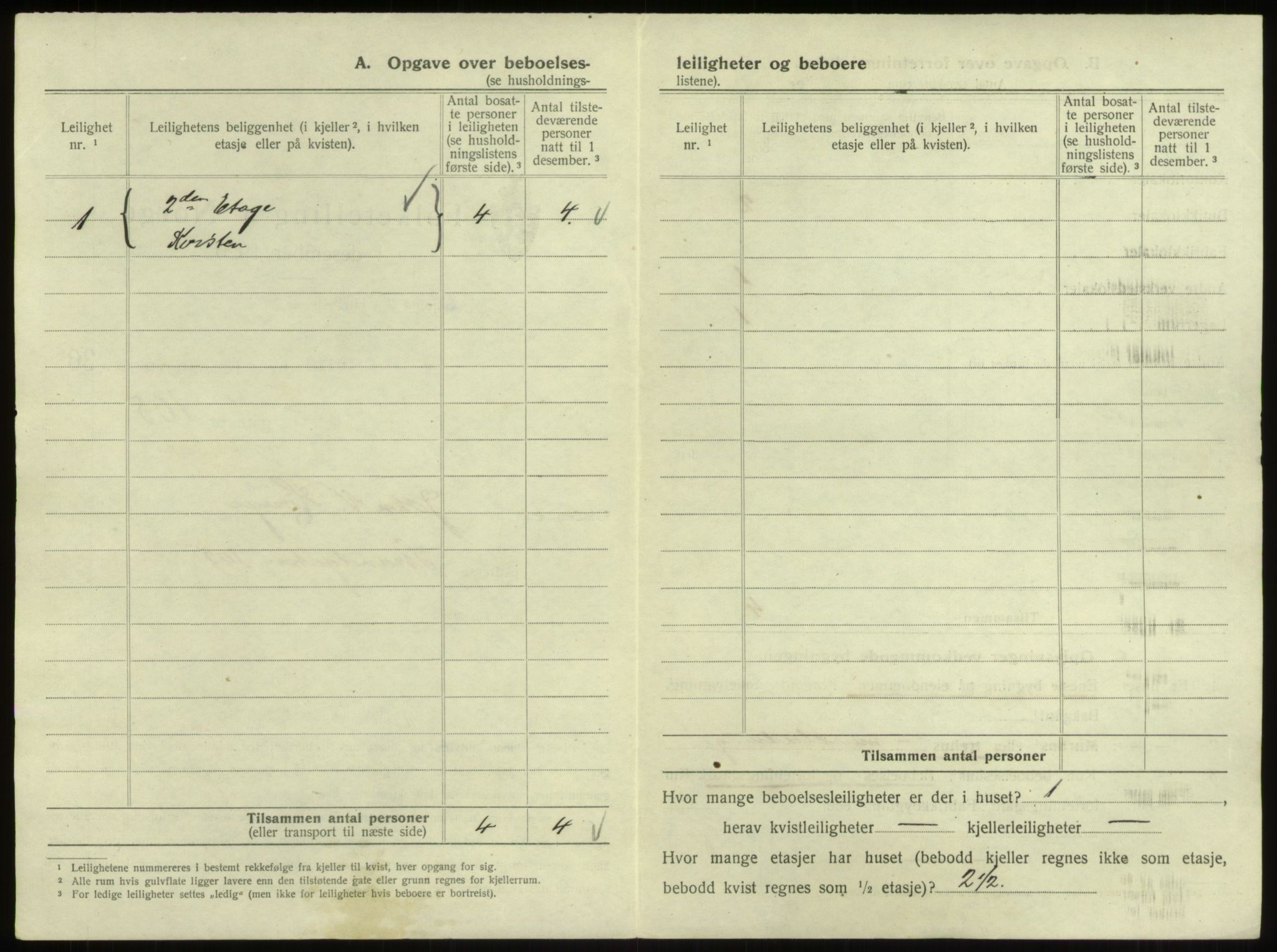 SAB, 1920 census for Bergen, 1920, p. 3314