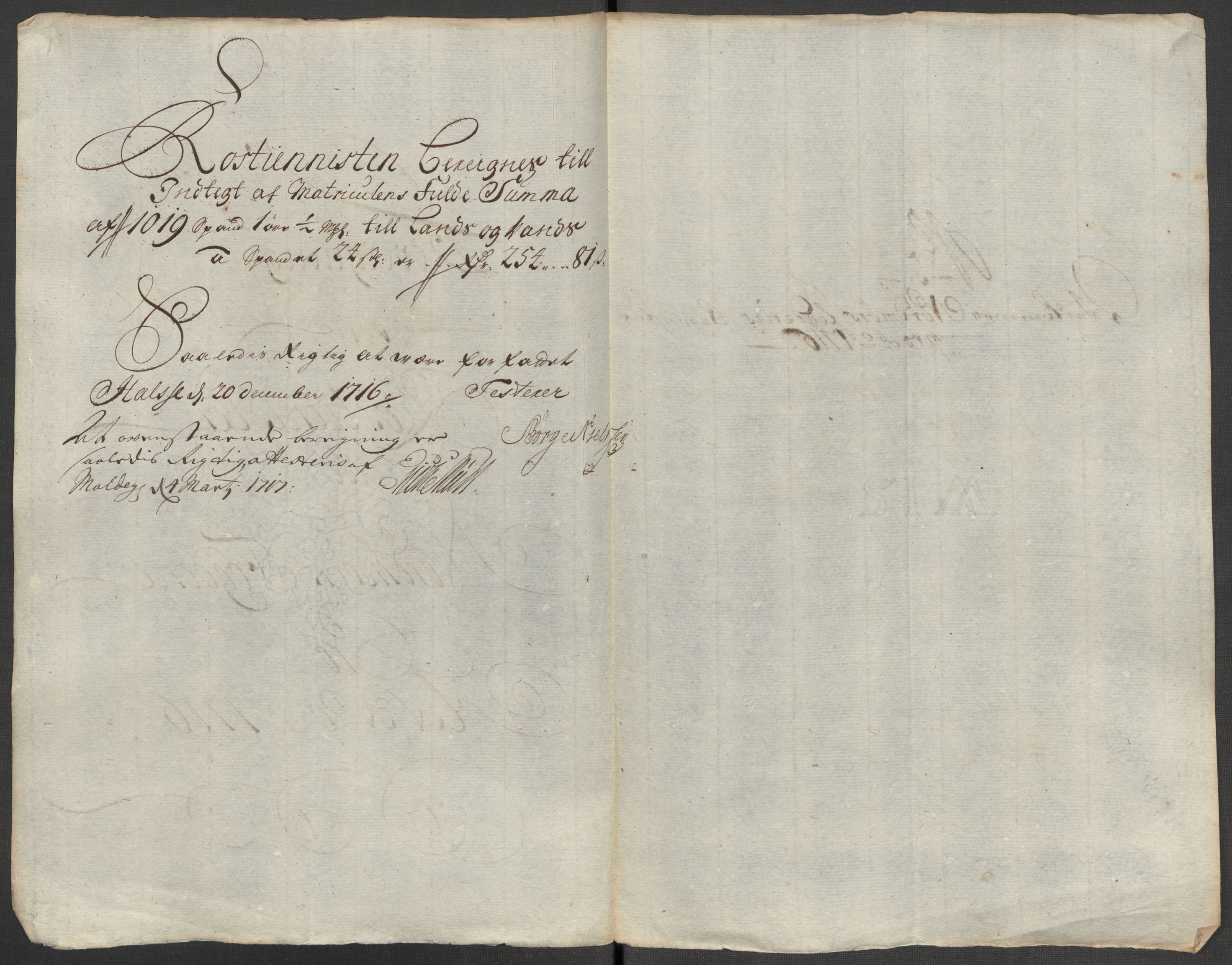 Rentekammeret inntil 1814, Reviderte regnskaper, Fogderegnskap, RA/EA-4092/R56/L3749: Fogderegnskap Nordmøre, 1716, p. 85