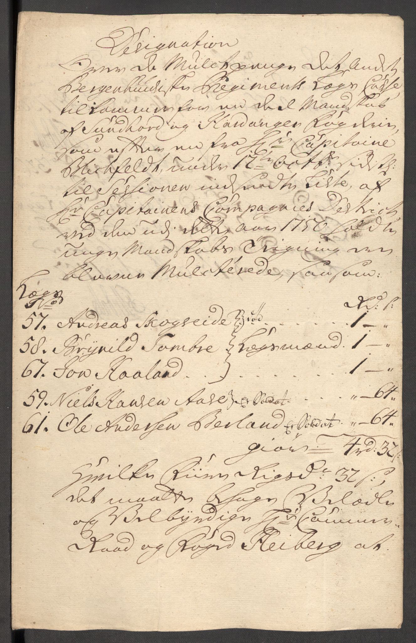 Rentekammeret inntil 1814, Reviderte regnskaper, Fogderegnskap, AV/RA-EA-4092/R48/L3056: Fogderegnskap Sunnhordland og Hardanger, 1751, p. 166