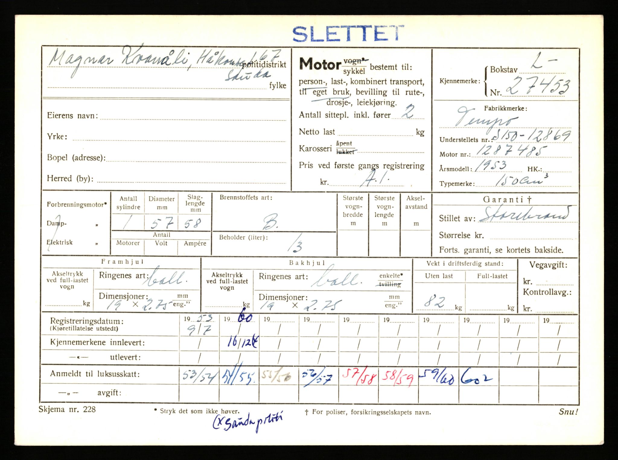 Stavanger trafikkstasjon, AV/SAST-A-101942/0/F/L0045: L-27000 - L-27799, 1930-1971, p. 1023