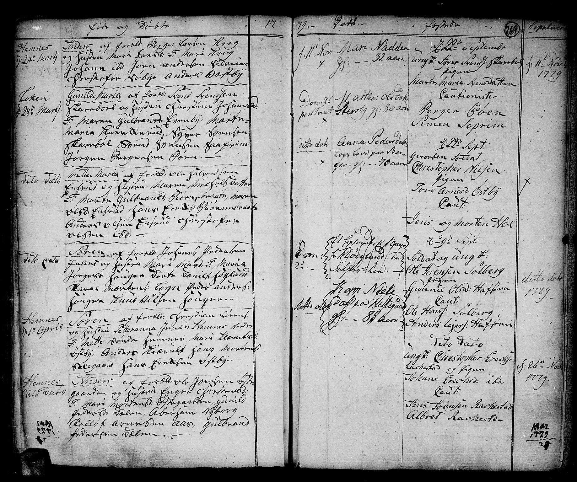 Høland prestekontor Kirkebøker, AV/SAO-A-10346a/F/Fa/L0004: Parish register (official) no. I 4, 1757-1780, p. 269