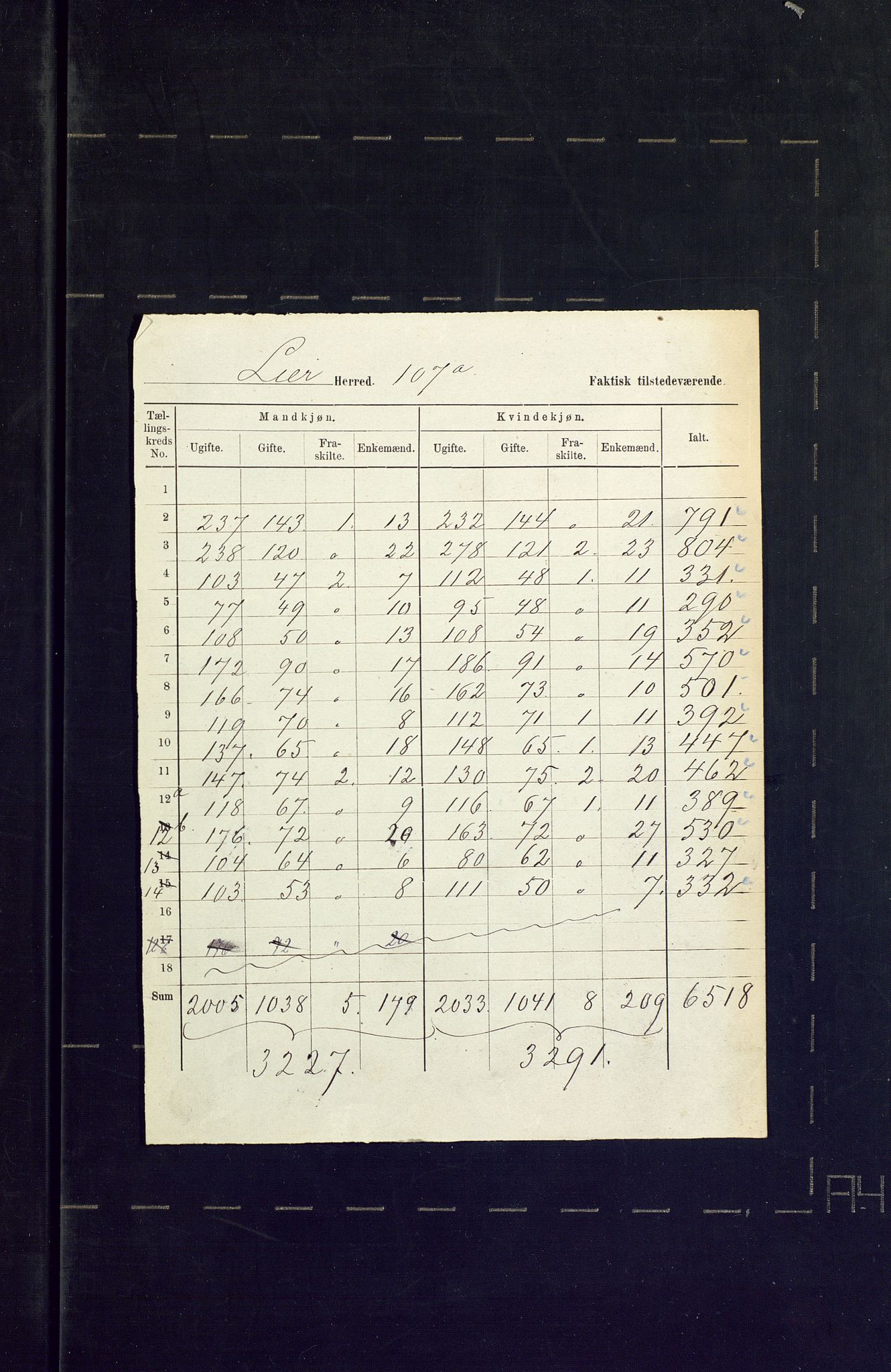 SAKO, 1875 census for 0626P Lier, 1875, p. 74