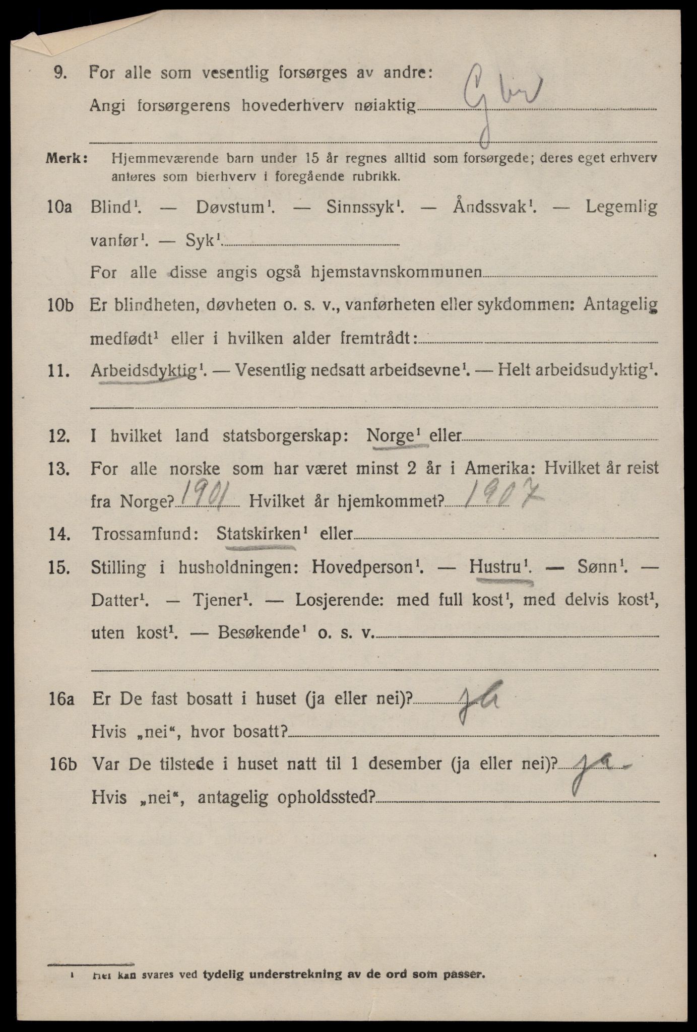 SAST, 1920 census for Hjelmeland, 1920, p. 4418