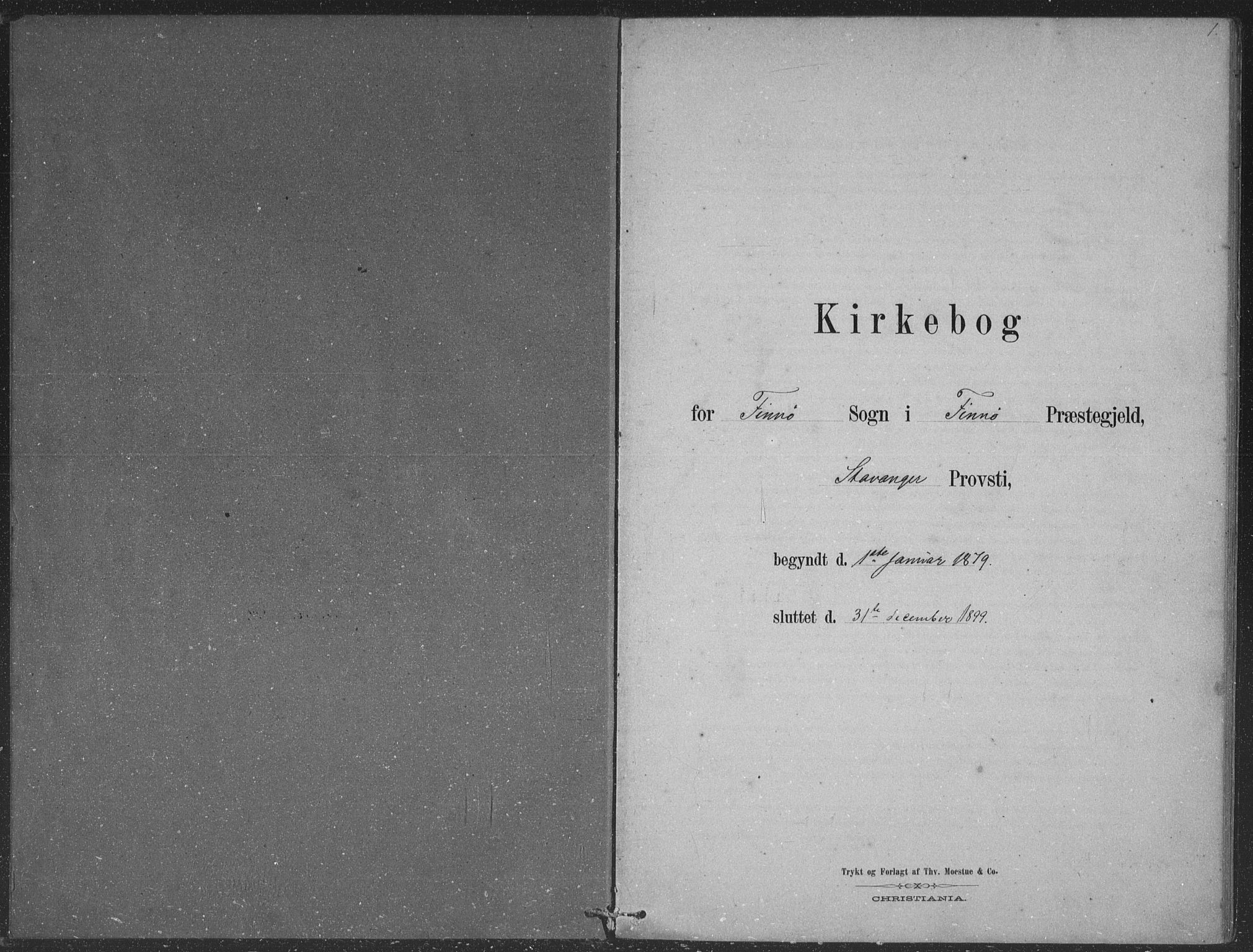 Finnøy sokneprestkontor, SAST/A-101825/H/Ha/Hab/L0003: Parish register (copy) no. B 3, 1879-1899, p. 1