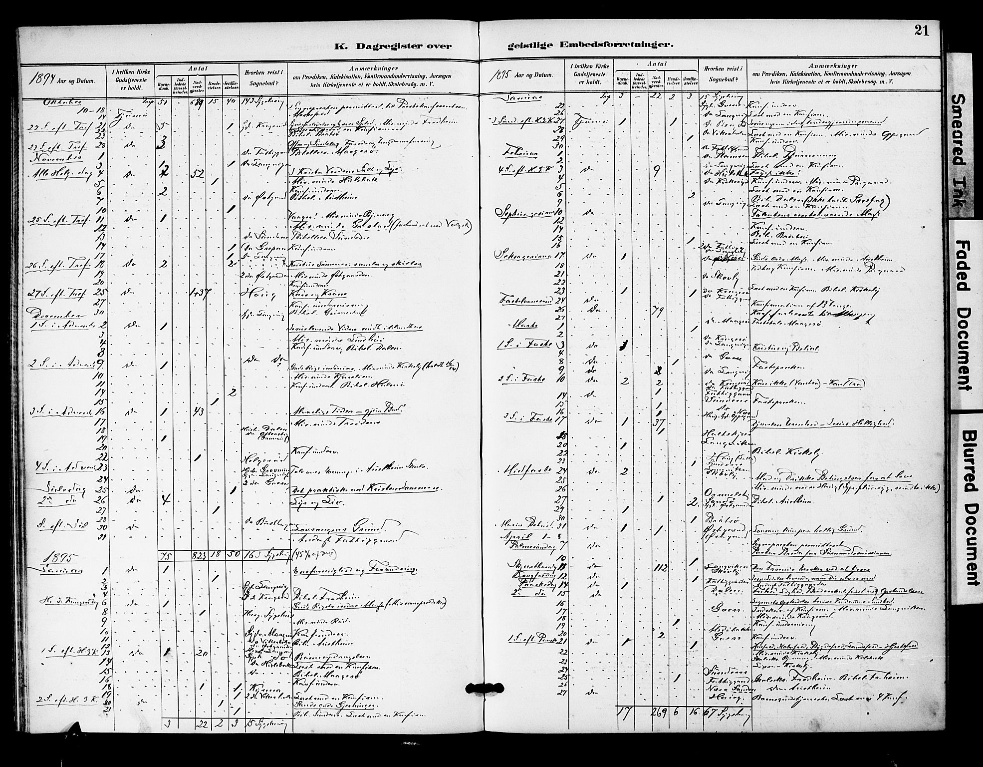 Tjøme kirkebøker, AV/SAKO-A-328/F/Fa/L0004: Parish register (official) no. I 4, 1891-1900, p. 21