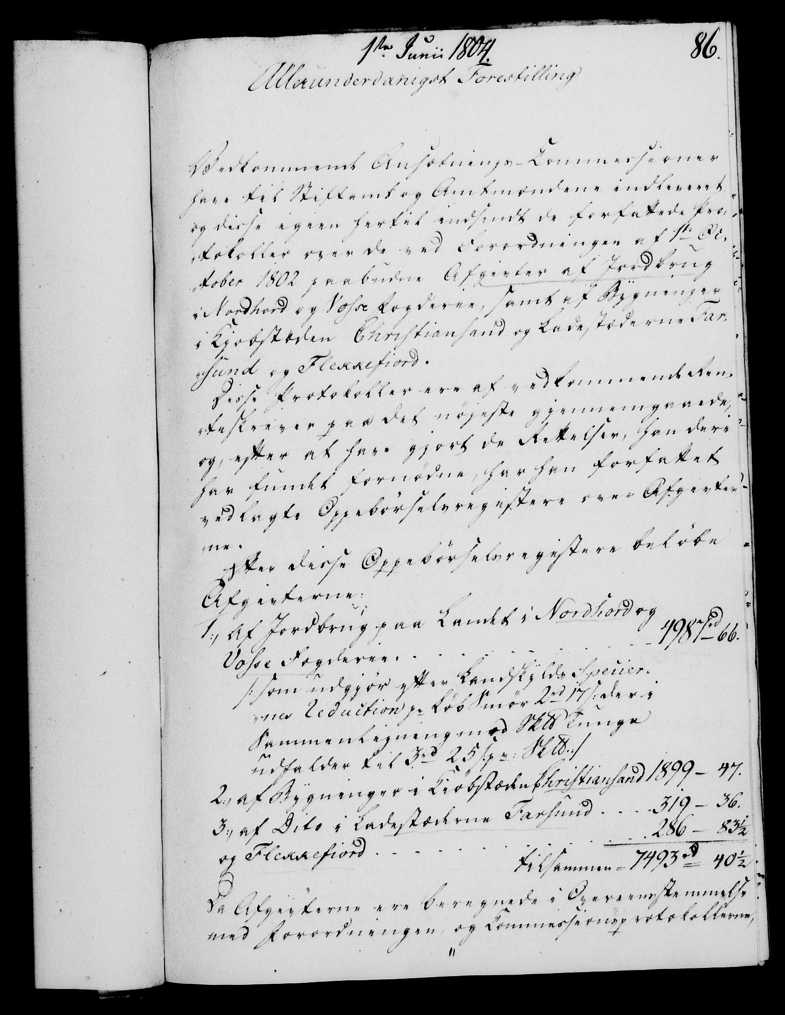 Rentekammeret, Kammerkanselliet, RA/EA-3111/G/Gf/Gfa/L0086: Norsk relasjons- og resolusjonsprotokoll (merket RK 52.86), 1804, p. 536