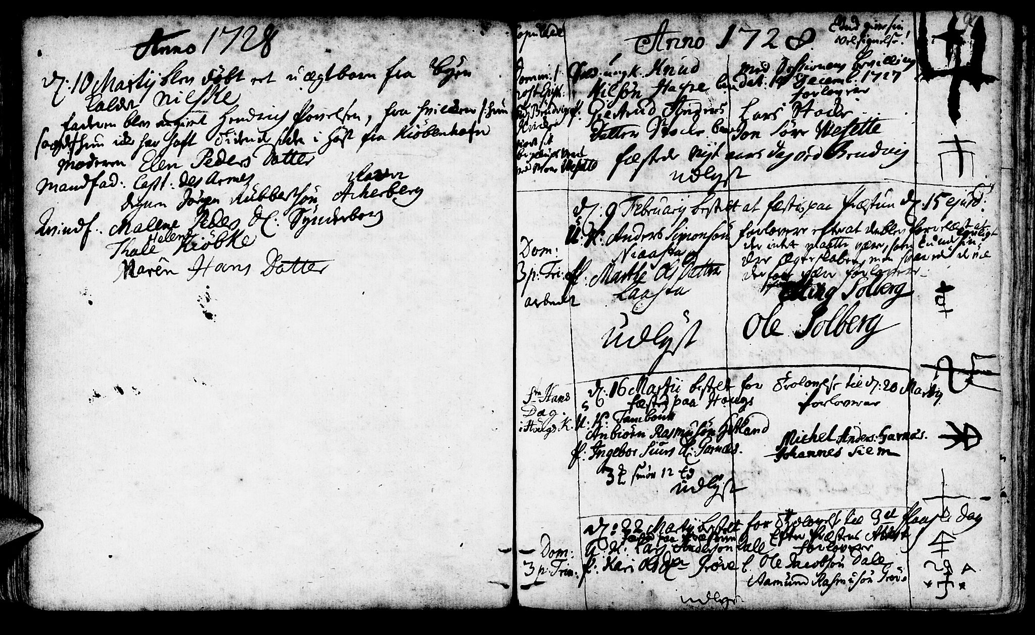 Haus sokneprestembete, SAB/A-75601/H/Haa: Parish register (official) no. A 4, 1723-1733, p. 94