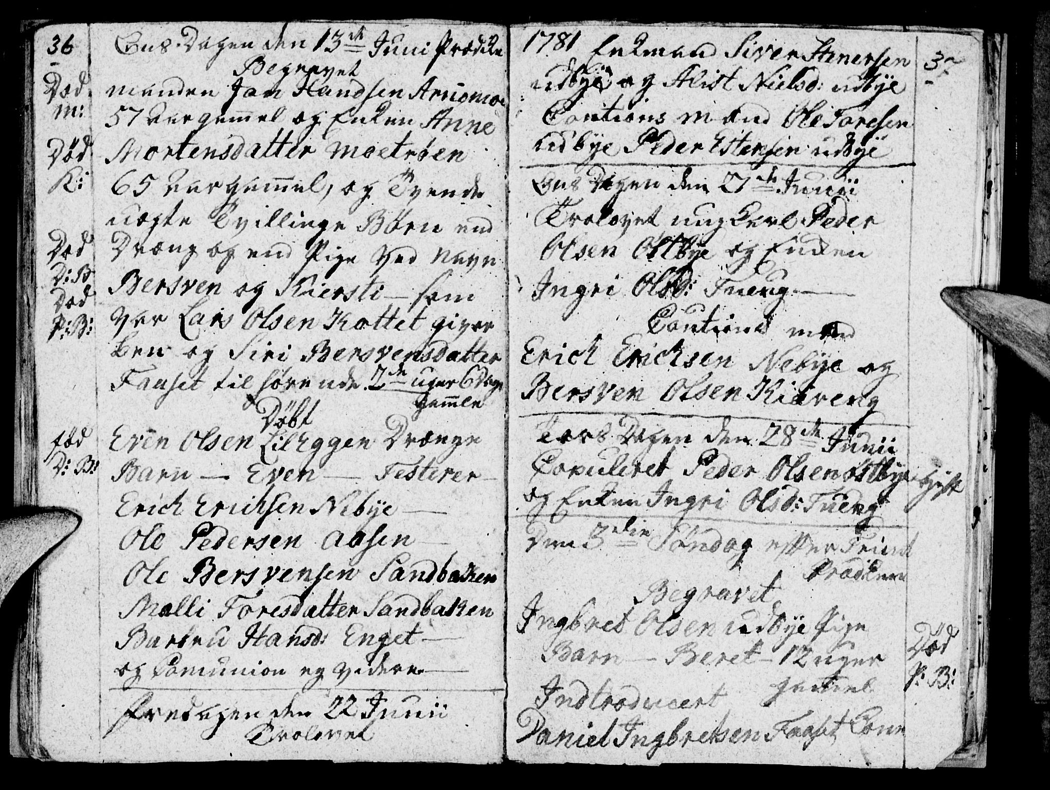 Tynset prestekontor, AV/SAH-PREST-058/H/Ha/Haa/L0012: Parish register (official) no. 12, 1780-1784, p. 36-37