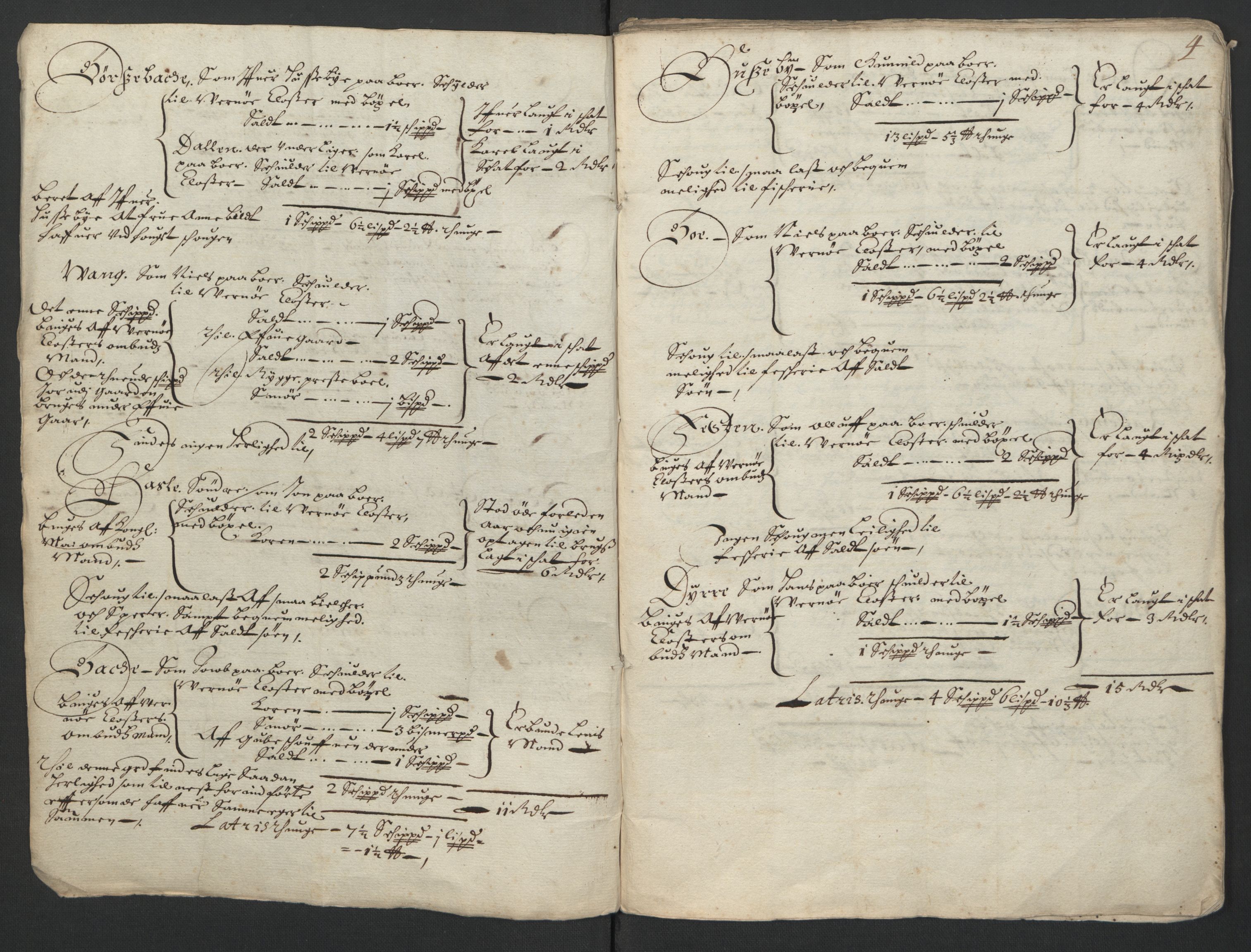 Rentekammeret inntil 1814, Realistisk ordnet avdeling, AV/RA-EA-4070/L/L0003/0003: Fredrikstad lagdømme: / Skatteligning for Verne kloster len, foretatt av Landkommisjonens medlemmer for Fredrikstad lagdømme., 1661, p. 3b-4a