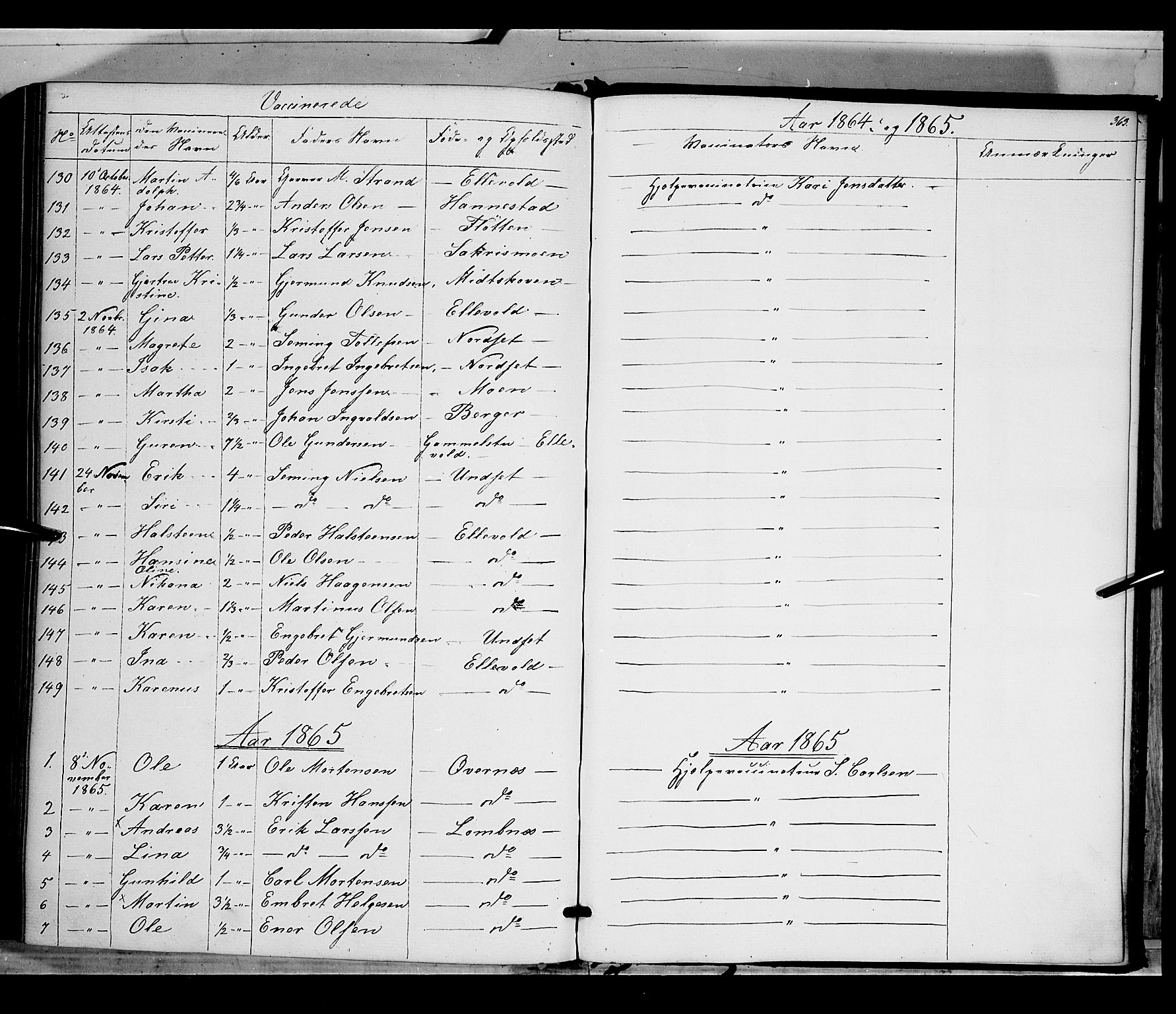 Rendalen prestekontor, SAH/PREST-054/H/Ha/Haa/L0005: Parish register (official) no. 5, 1853-1866, p. 363