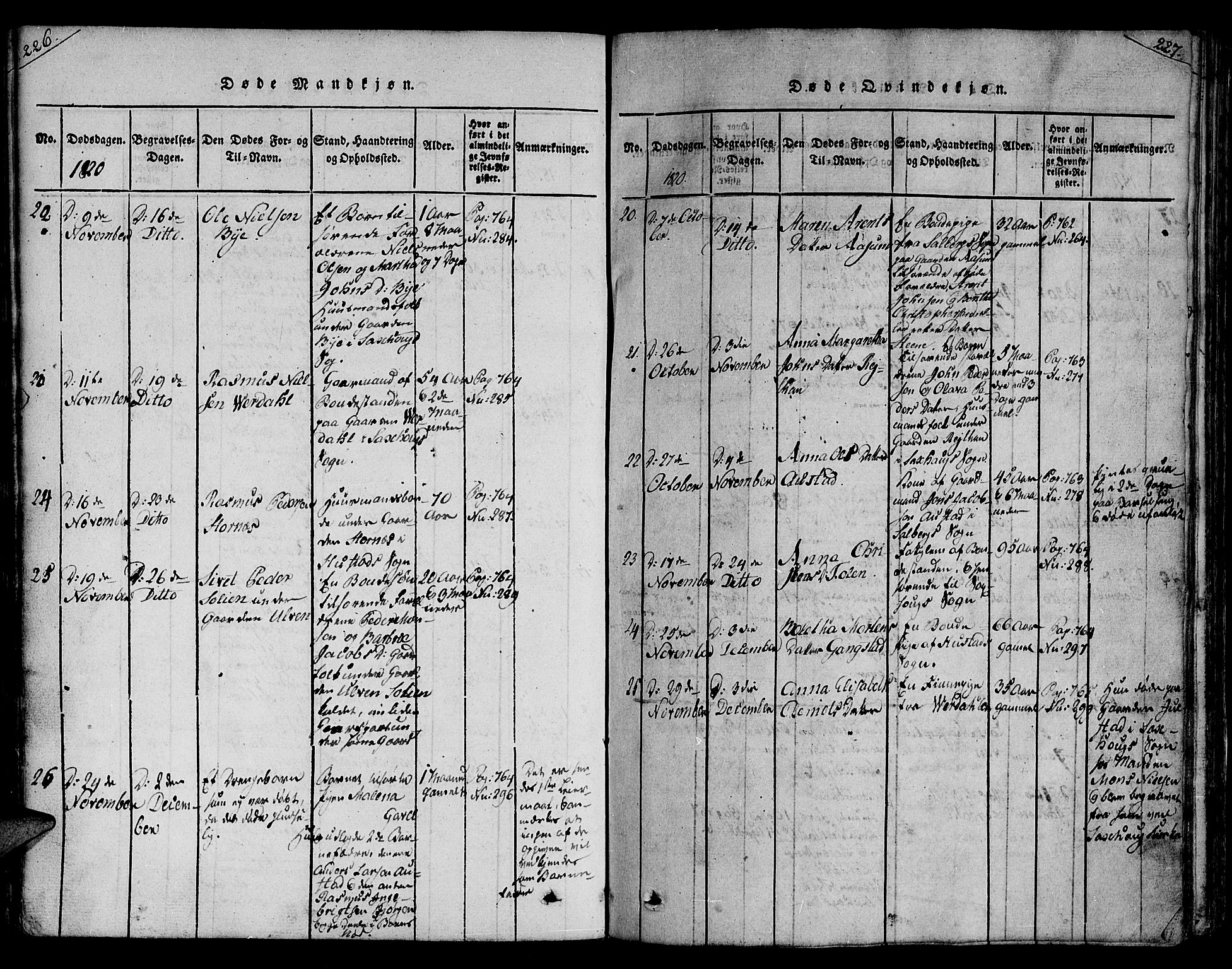 Ministerialprotokoller, klokkerbøker og fødselsregistre - Nord-Trøndelag, SAT/A-1458/730/L0275: Parish register (official) no. 730A04, 1816-1822, p. 226-227