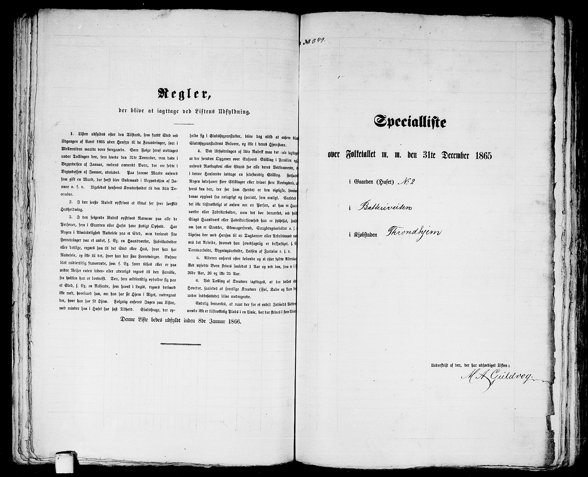 RA, 1865 census for Trondheim, 1865, p. 737