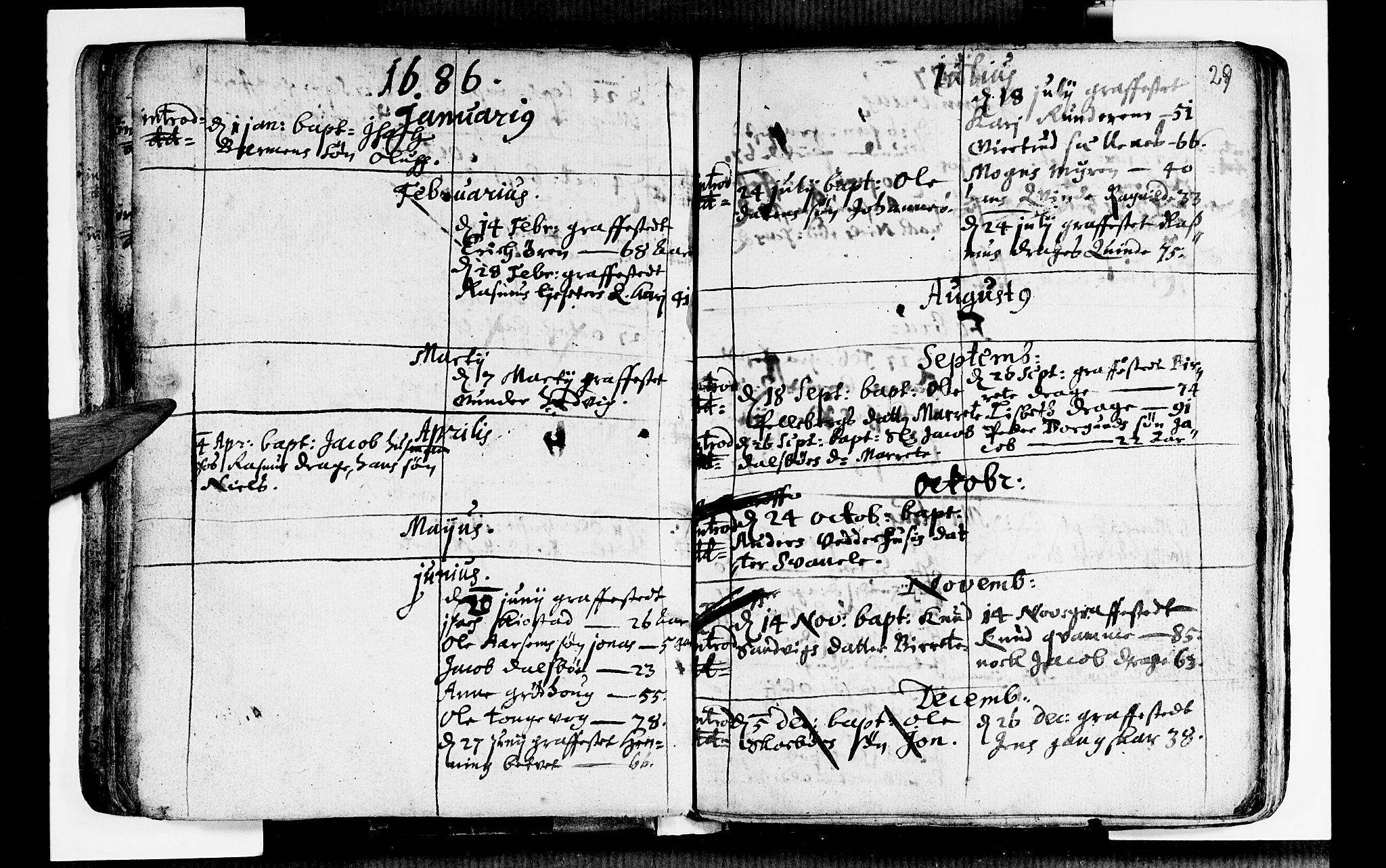 Selje sokneprestembete, AV/SAB-A-99938/H/Ha/Haa/Haaa: Parish register (official) no. A 1, 1668-1696, p. 29