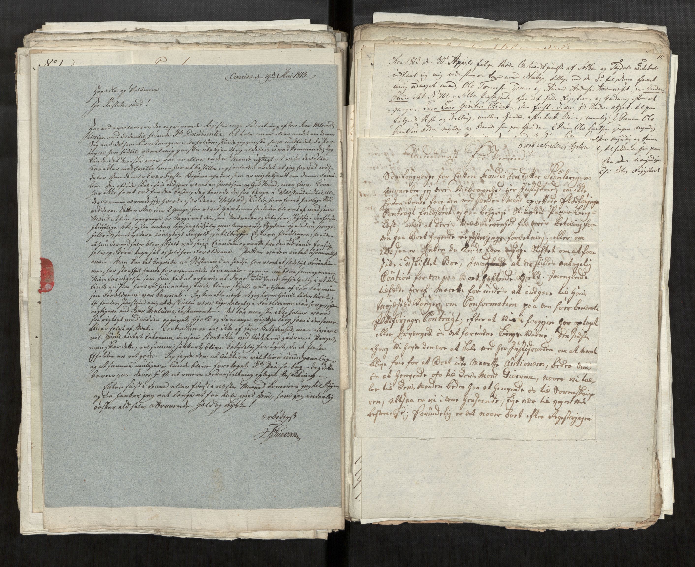 Strinda og Selbu sorenskriveri, AV/SAT-A-0015/3/3C/L0006: Registreringer i tilfeller der skifte ikke er holdt, 1805-1821
