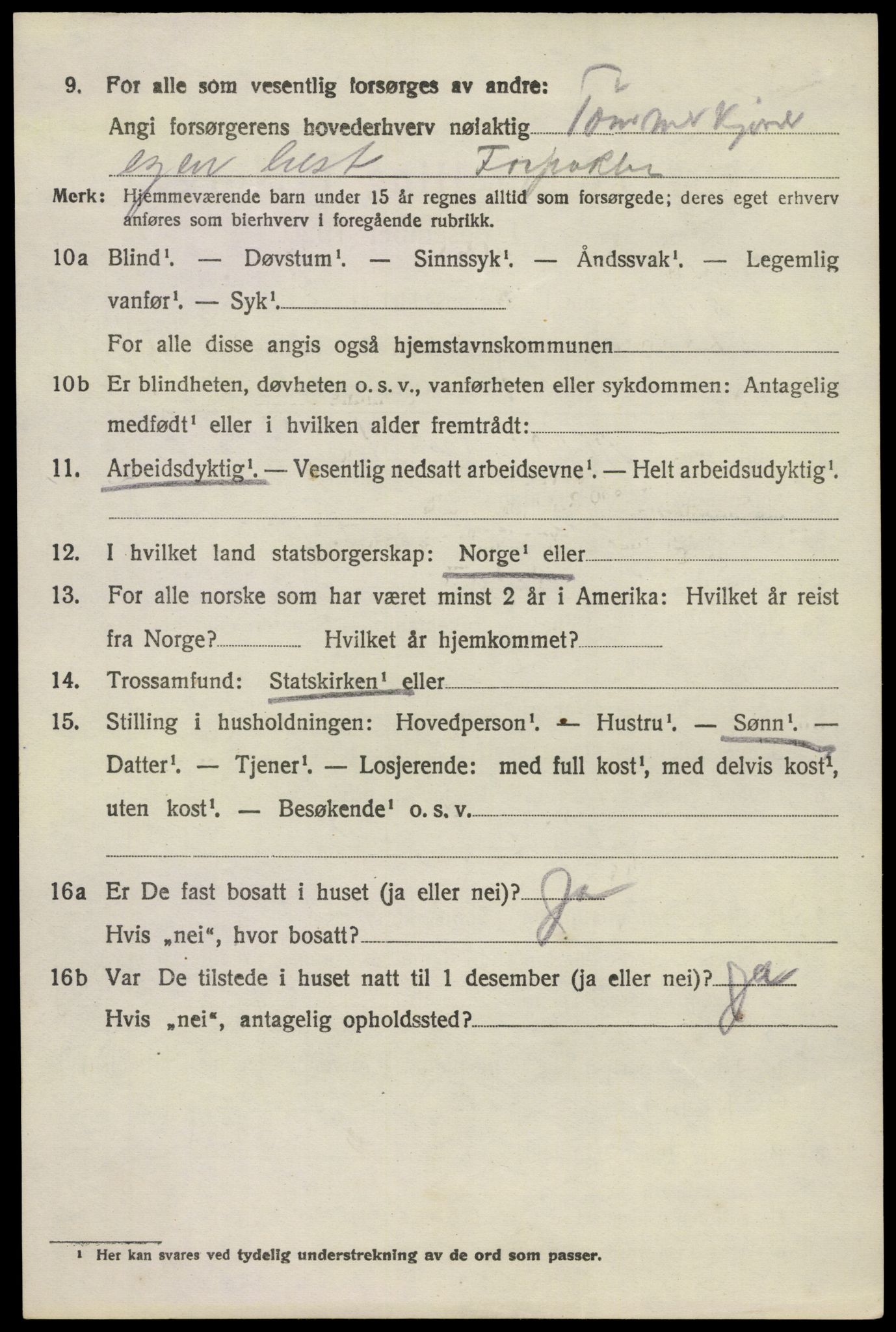 SAKO, 1920 census for Hedrum, 1920, p. 9898