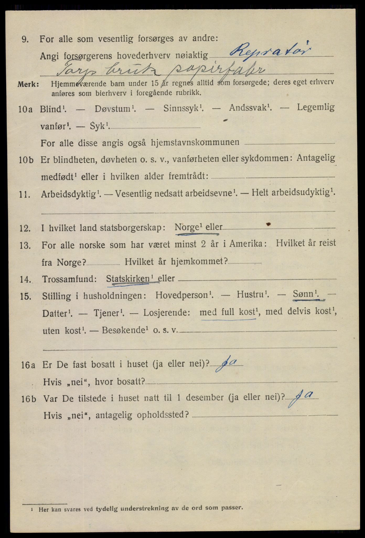 SAO, 1920 census for Fredrikstad, 1920, p. 15502