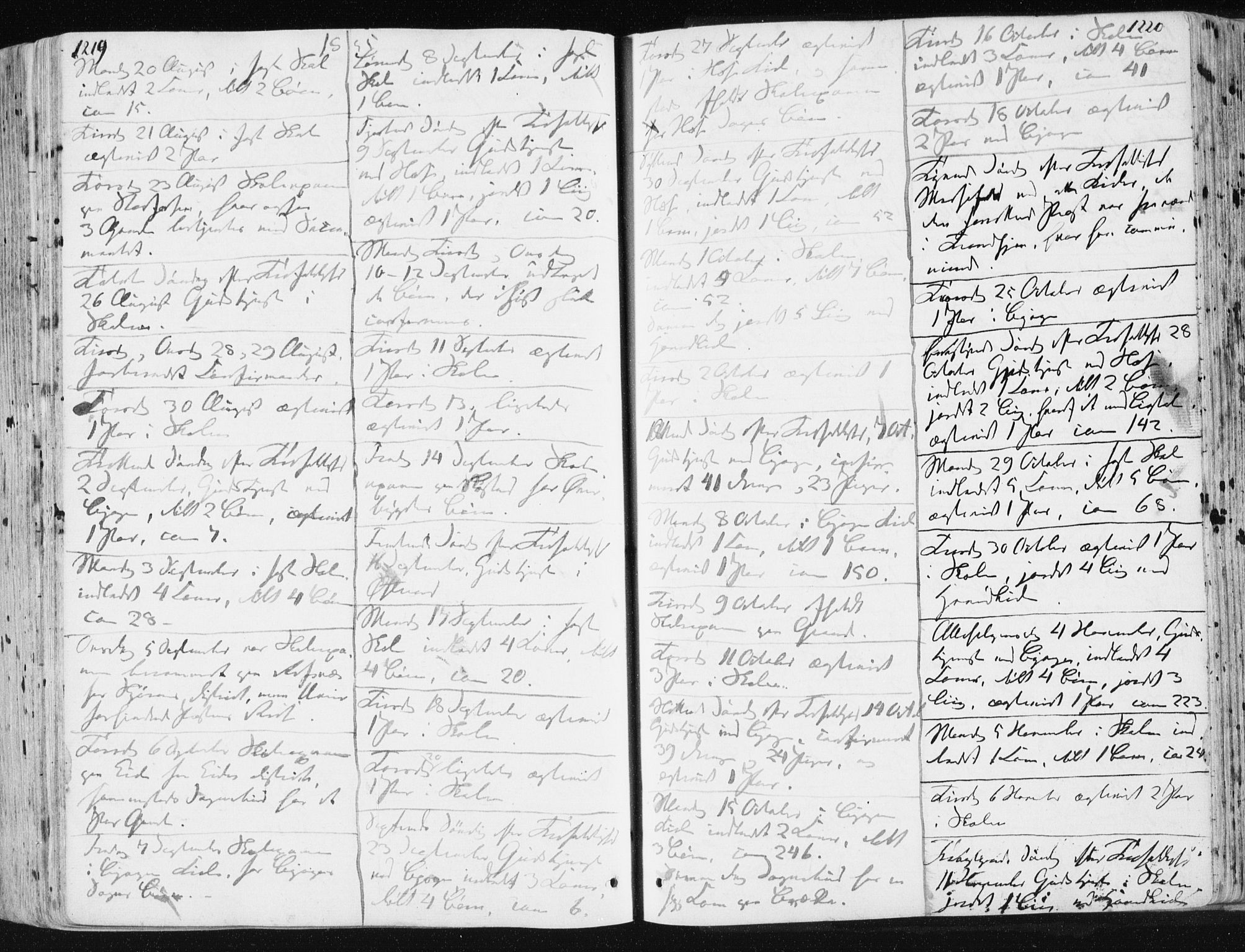 Ministerialprotokoller, klokkerbøker og fødselsregistre - Sør-Trøndelag, SAT/A-1456/659/L0736: Parish register (official) no. 659A06, 1842-1856, p. 1219-1220