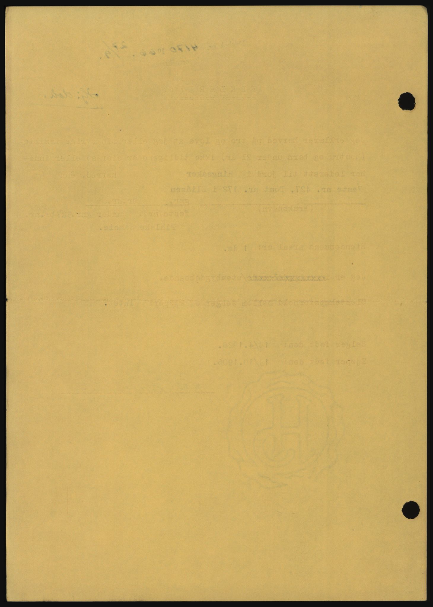 Nord-Hedmark sorenskriveri, SAH/TING-012/H/Hc/L0024: Mortgage book no. 24, 1966-1966, Diary no: : 4170/1966