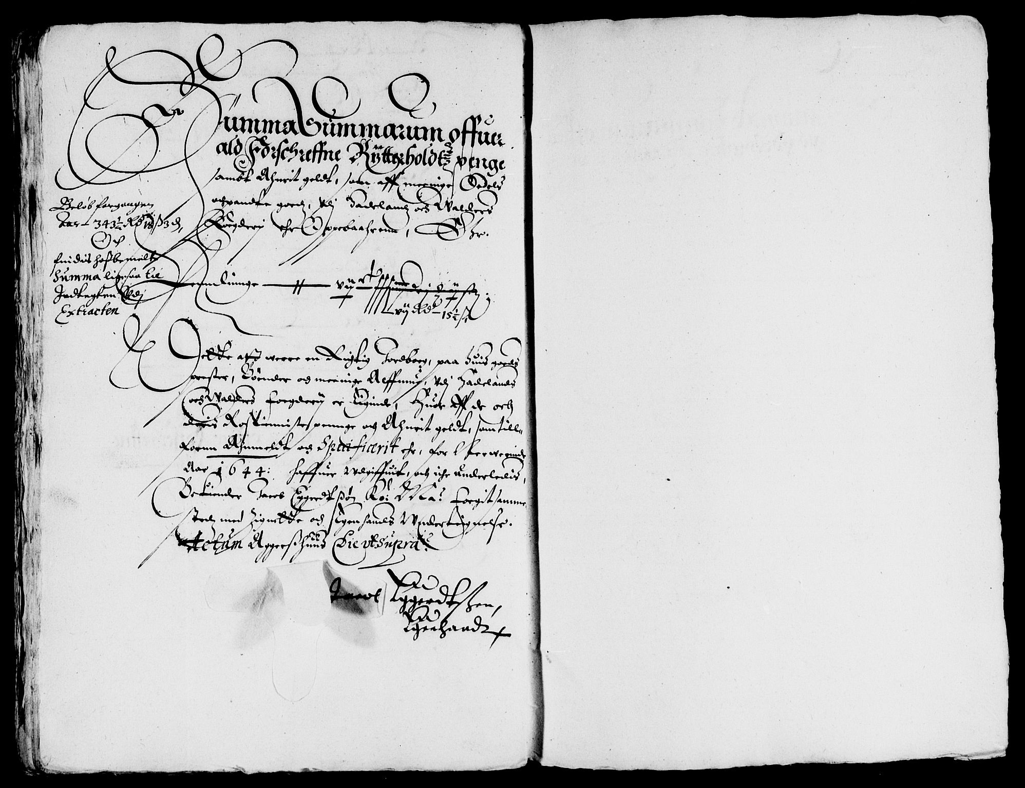 Rentekammeret inntil 1814, Reviderte regnskaper, Lensregnskaper, AV/RA-EA-5023/R/Rb/Rba/L0181: Akershus len, 1644-1645