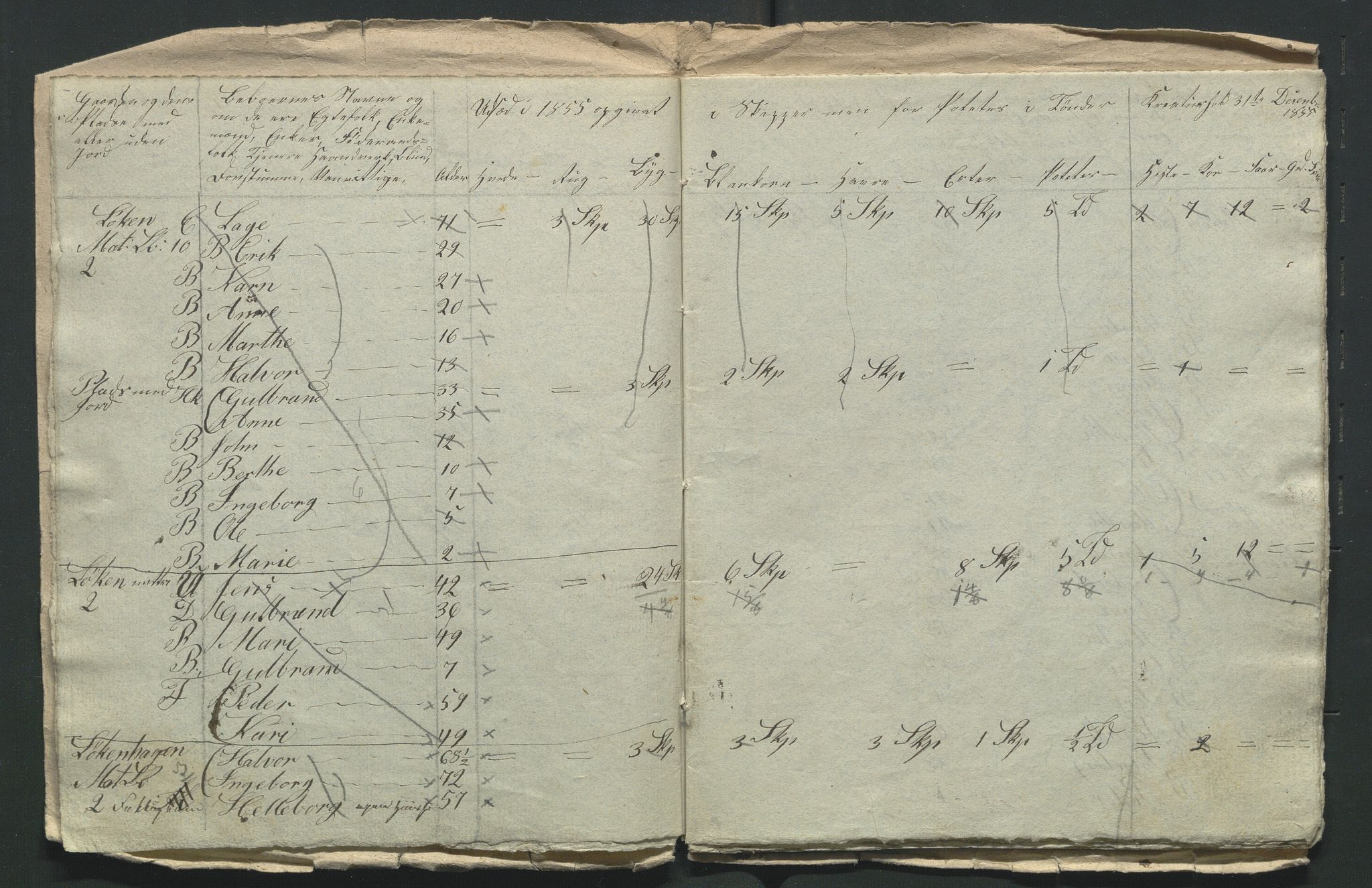 SAH, 1855 Census for Jevnaker parish, 1855, p. 109