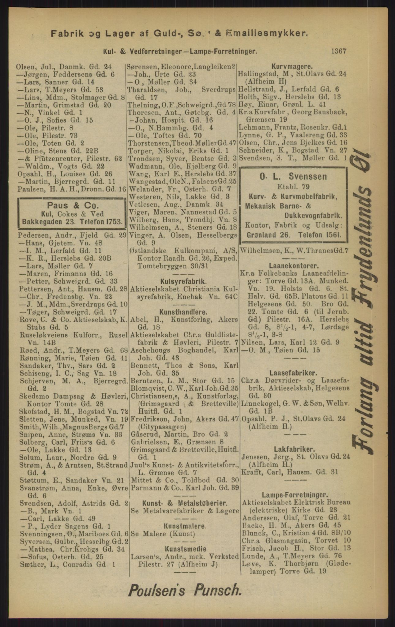 Kristiania/Oslo adressebok, PUBL/-, 1902, p. 1367