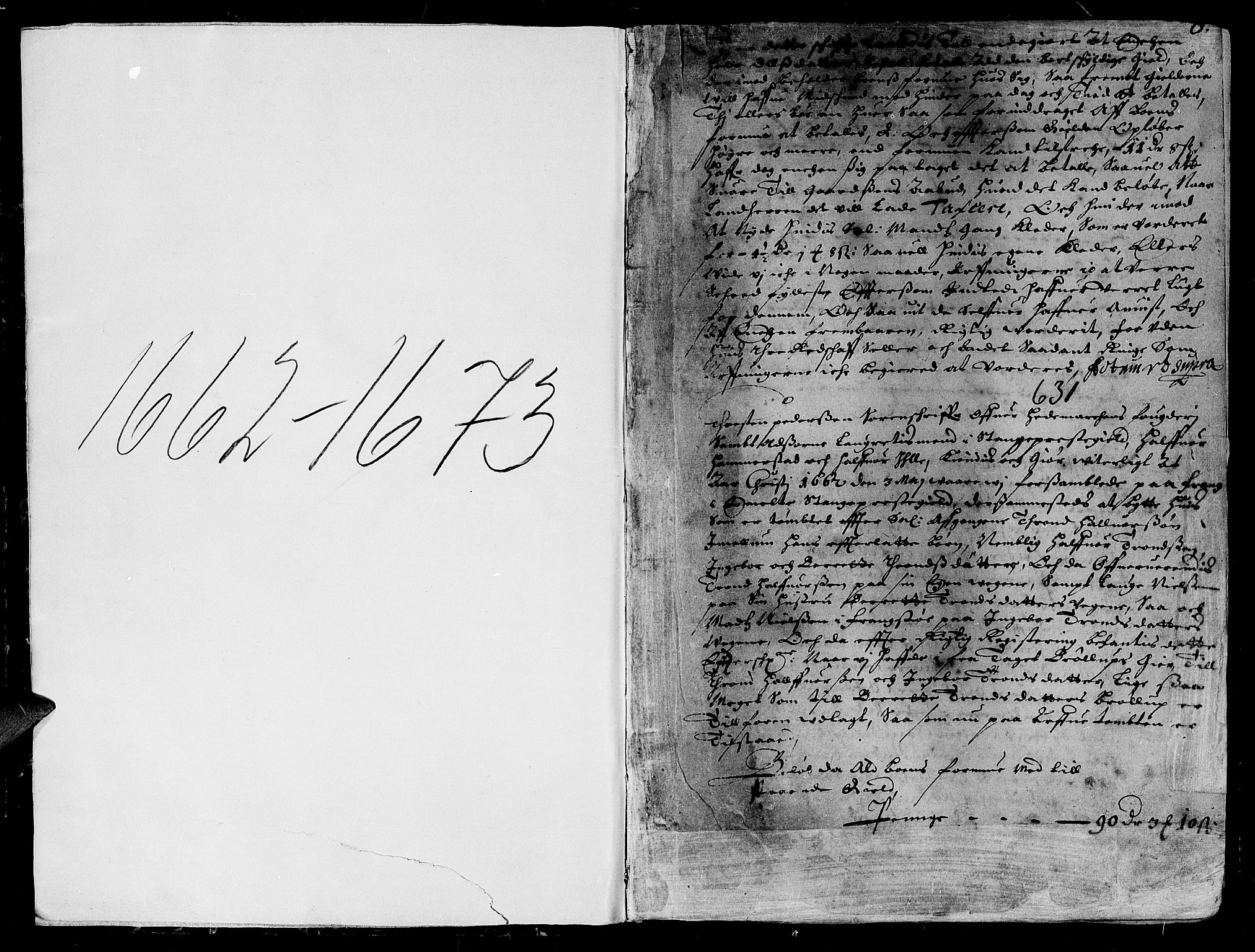 Hedemarken sorenskriveri, SAH/TING-034/J/Ja/L0001: Skifteprotokoll, 1662-1673