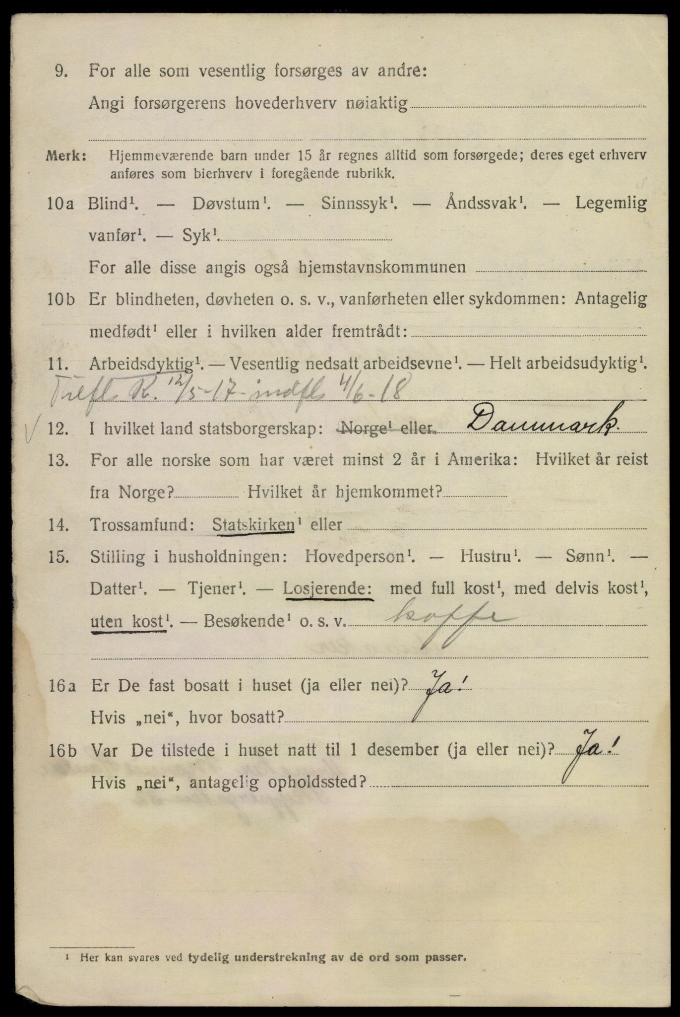 SAO, 1920 census for Kristiania, 1920, p. 593808