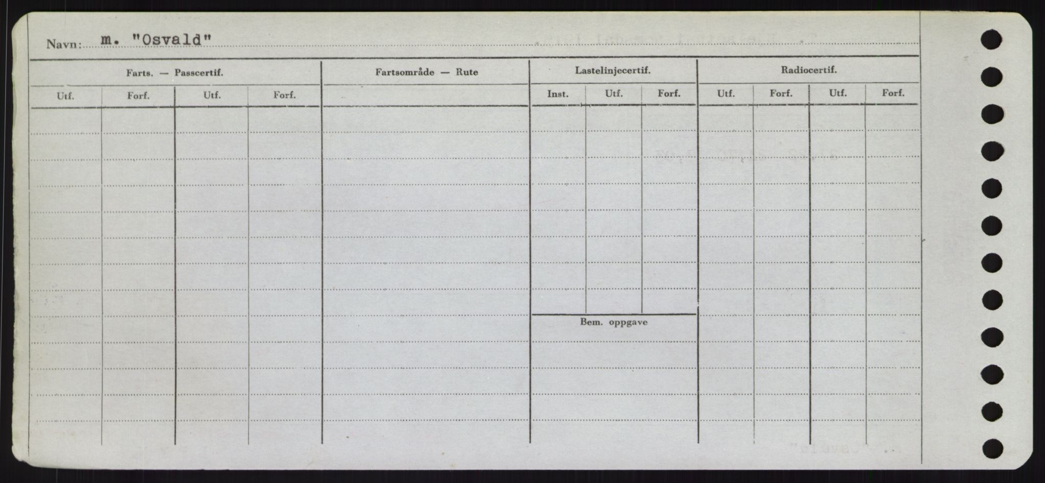 Sjøfartsdirektoratet med forløpere, Skipsmålingen, RA/S-1627/H/Hd/L0028: Fartøy, O, p. 500