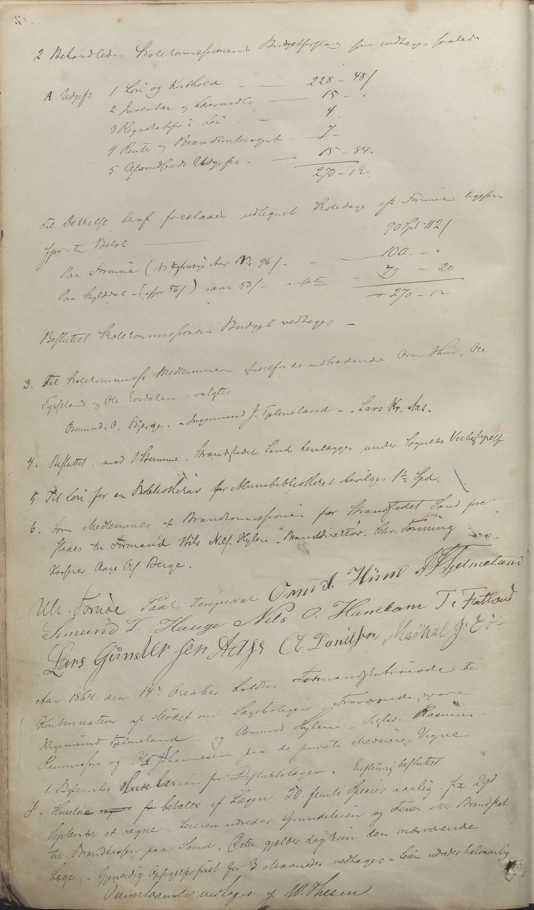 Sand kommune - Formannskapet, IKAR/K-102092/A/Aa/L0001: Møtebok, 1859-1885, p. 33b