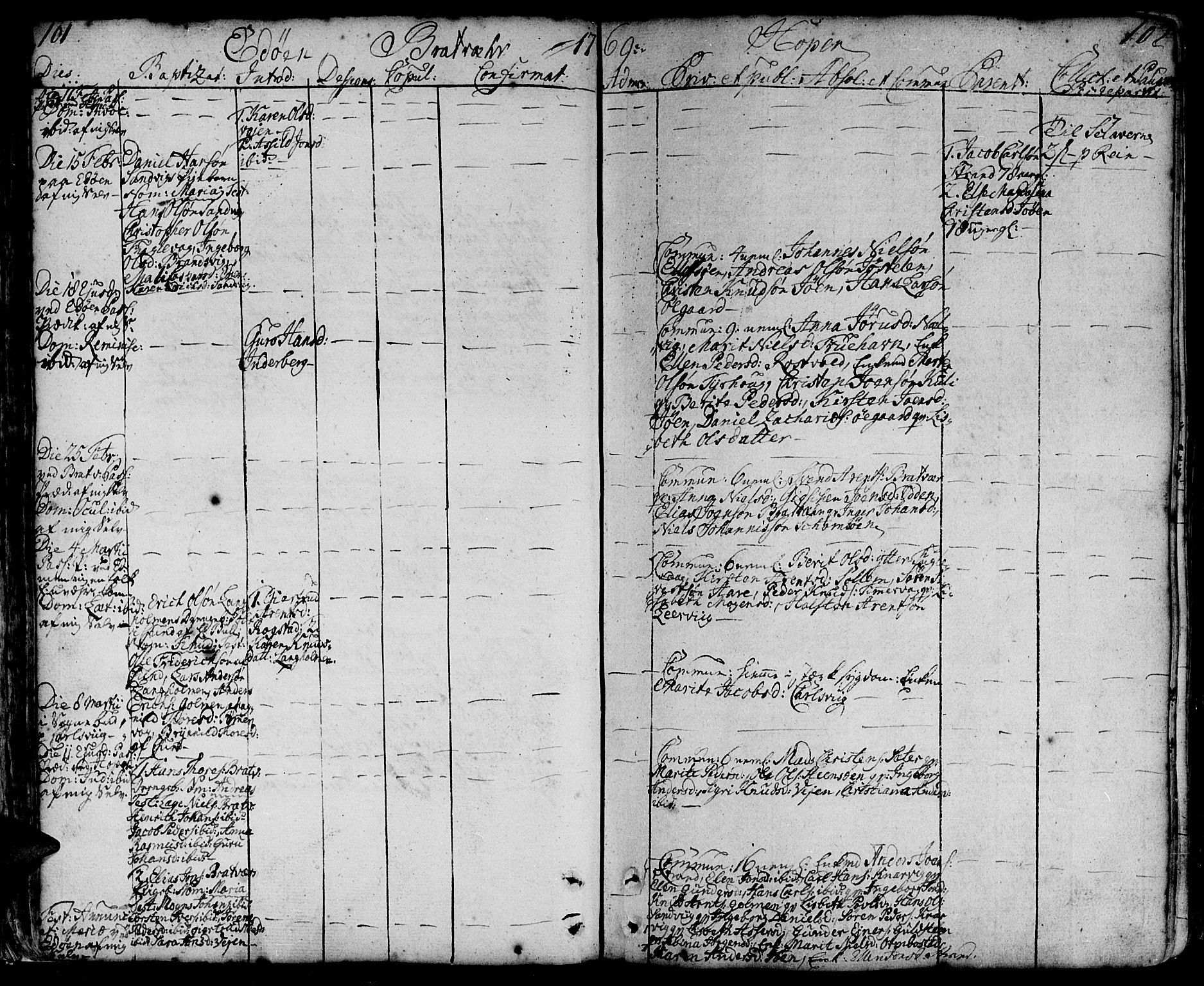Ministerialprotokoller, klokkerbøker og fødselsregistre - Møre og Romsdal, SAT/A-1454/581/L0932: Parish register (official) no. 581A02, 1767-1823, p. 101-102