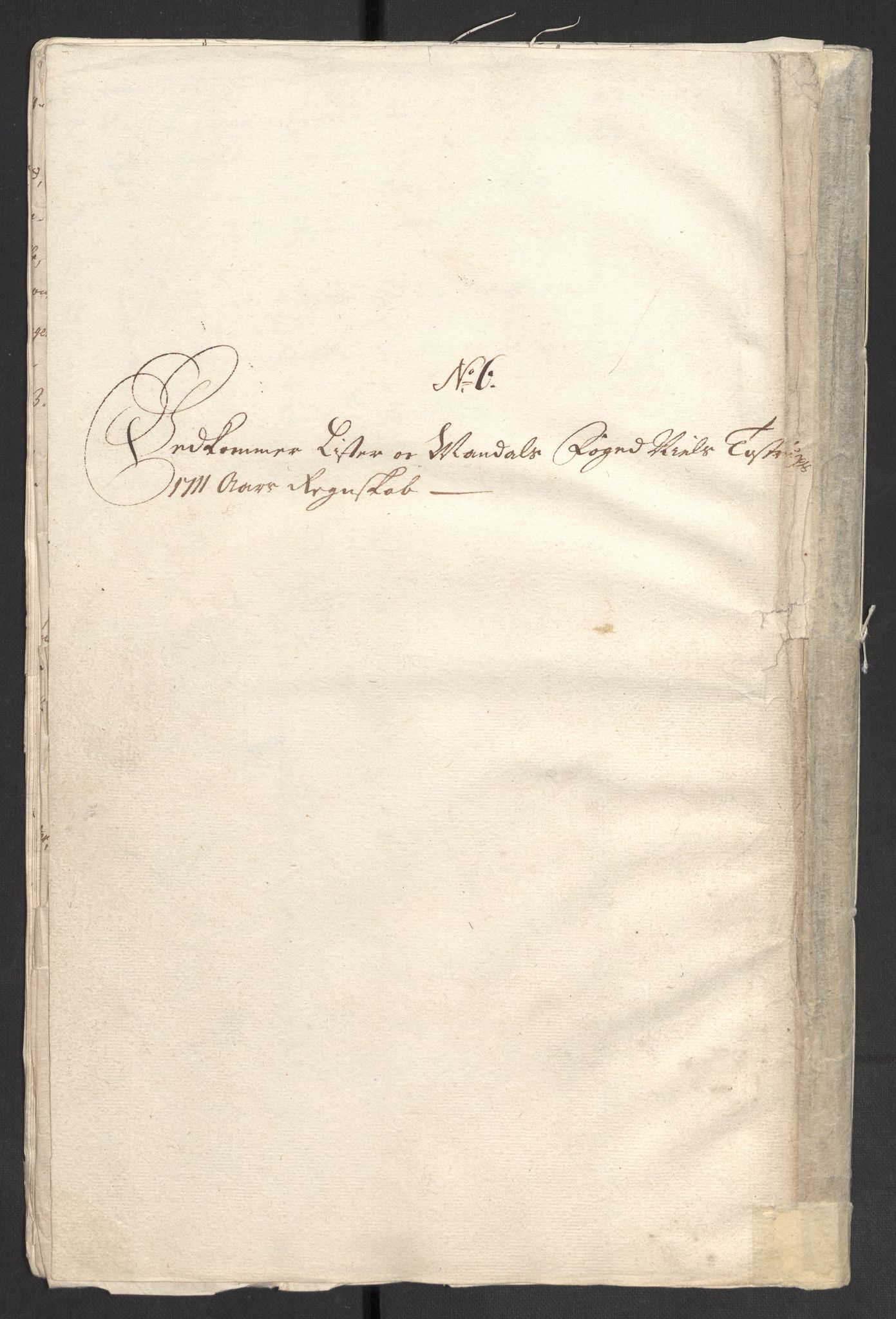 Rentekammeret inntil 1814, Reviderte regnskaper, Fogderegnskap, AV/RA-EA-4092/R43/L2554: Fogderegnskap Lista og Mandal, 1711, p. 268