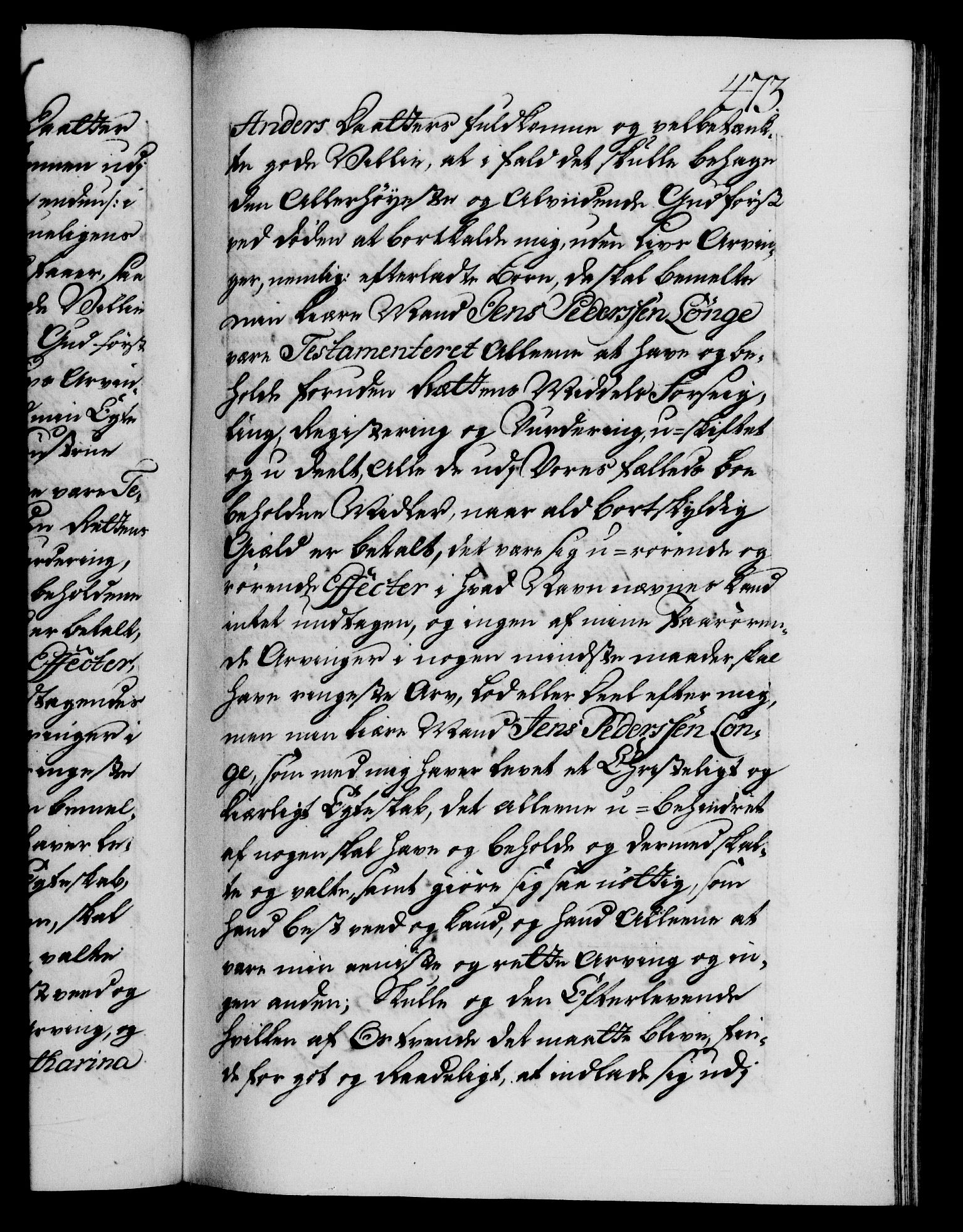 Danske Kanselli 1572-1799, AV/RA-EA-3023/F/Fc/Fca/Fcaa/L0039: Norske registre, 1755-1756, p. 473a