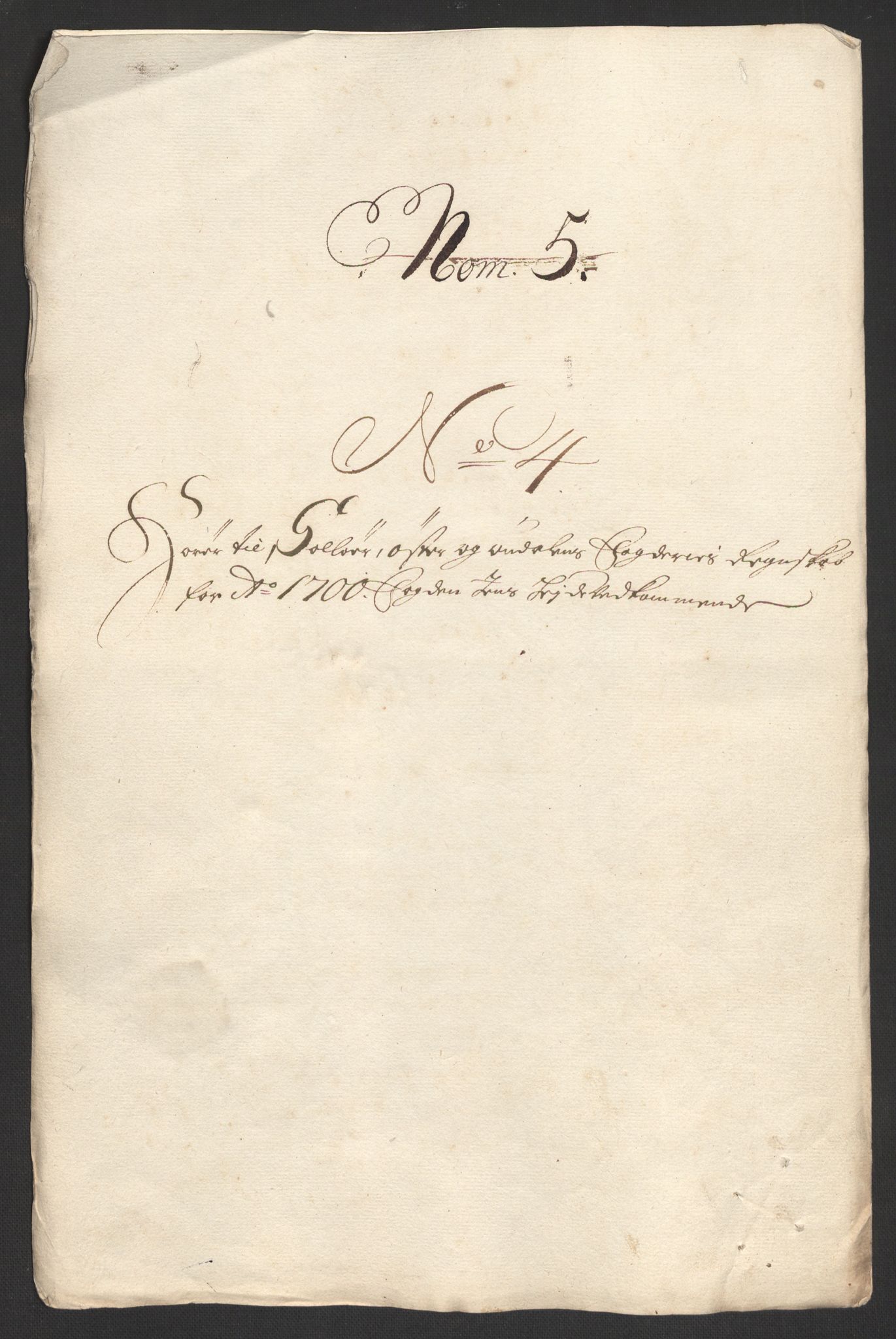 Rentekammeret inntil 1814, Reviderte regnskaper, Fogderegnskap, RA/EA-4092/R13/L0838: Fogderegnskap Solør, Odal og Østerdal, 1700, p. 46