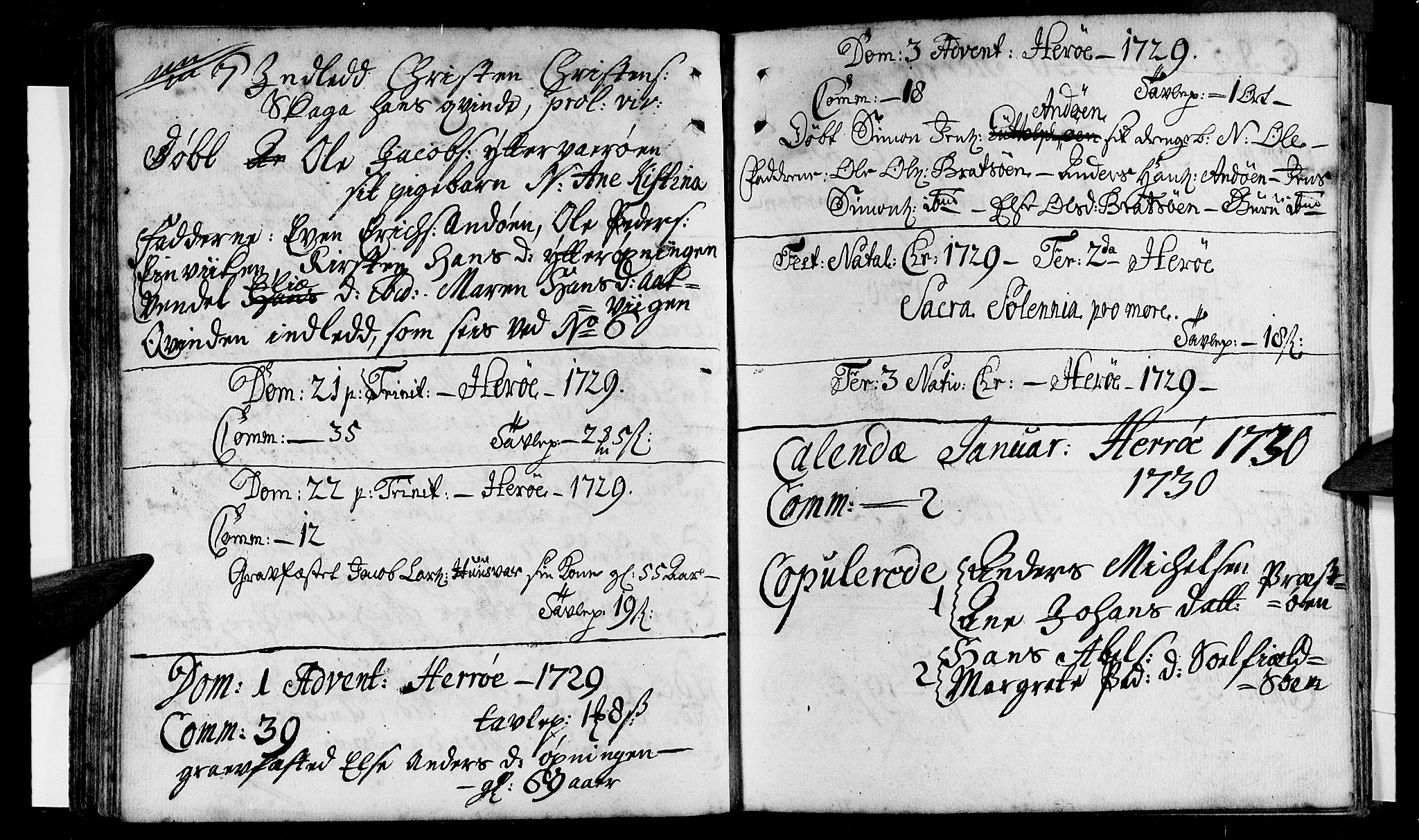 Ministerialprotokoller, klokkerbøker og fødselsregistre - Nordland, AV/SAT-A-1459/834/L0503: Parish register (official) no. 834A01, 1714-1737