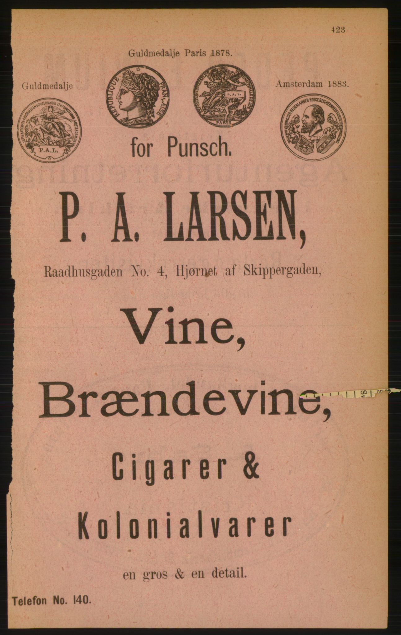 Kristiania/Oslo adressebok, PUBL/-, 1889, p. 423