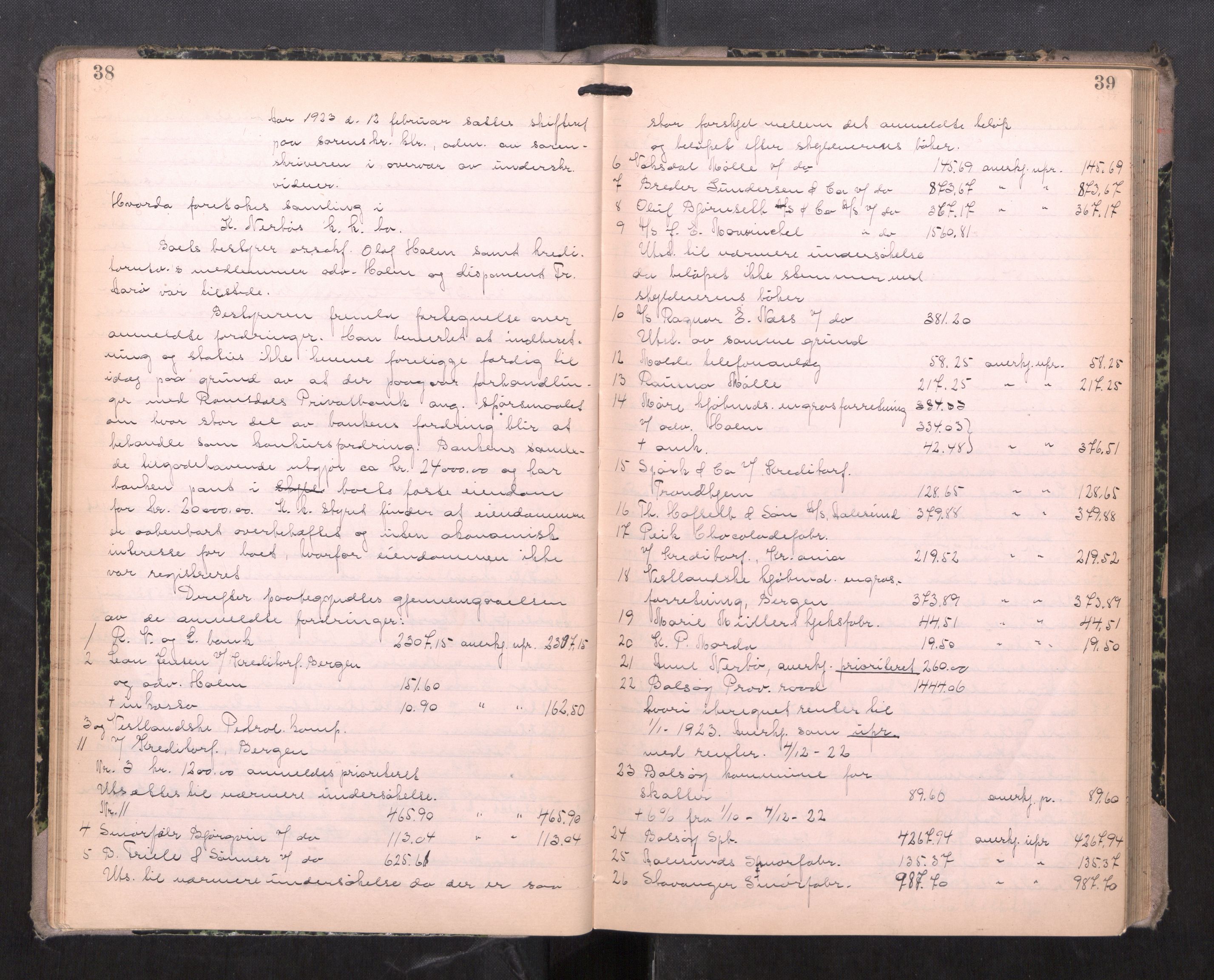 Romsdal sorenskriveri, AV/SAT-A-4149/1/3/3B/L0009: Skiftebehandlingsprotokoll, 1922-1928, p. 38-39