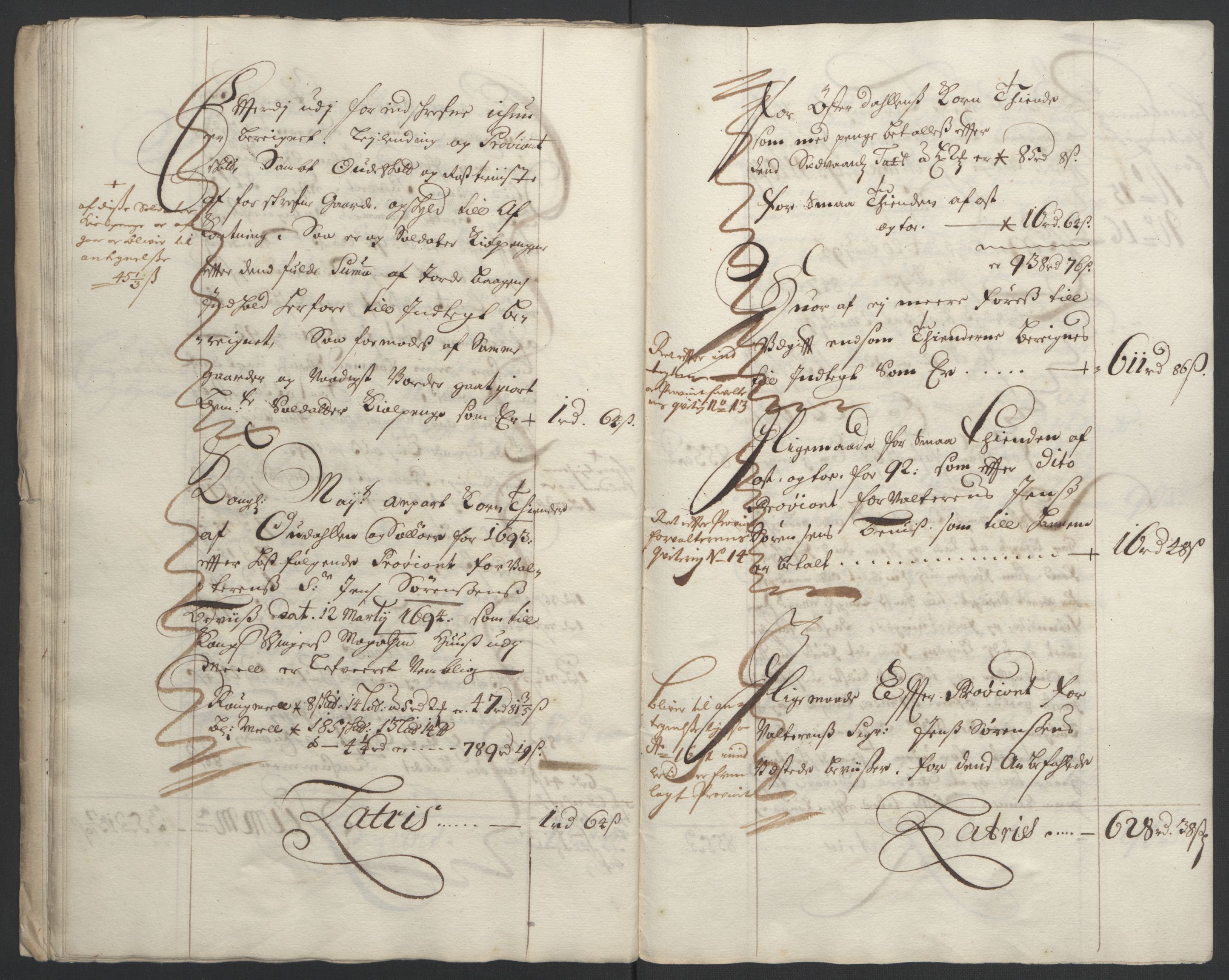 Rentekammeret inntil 1814, Reviderte regnskaper, Fogderegnskap, AV/RA-EA-4092/R13/L0831: Fogderegnskap Solør, Odal og Østerdal, 1693, p. 27