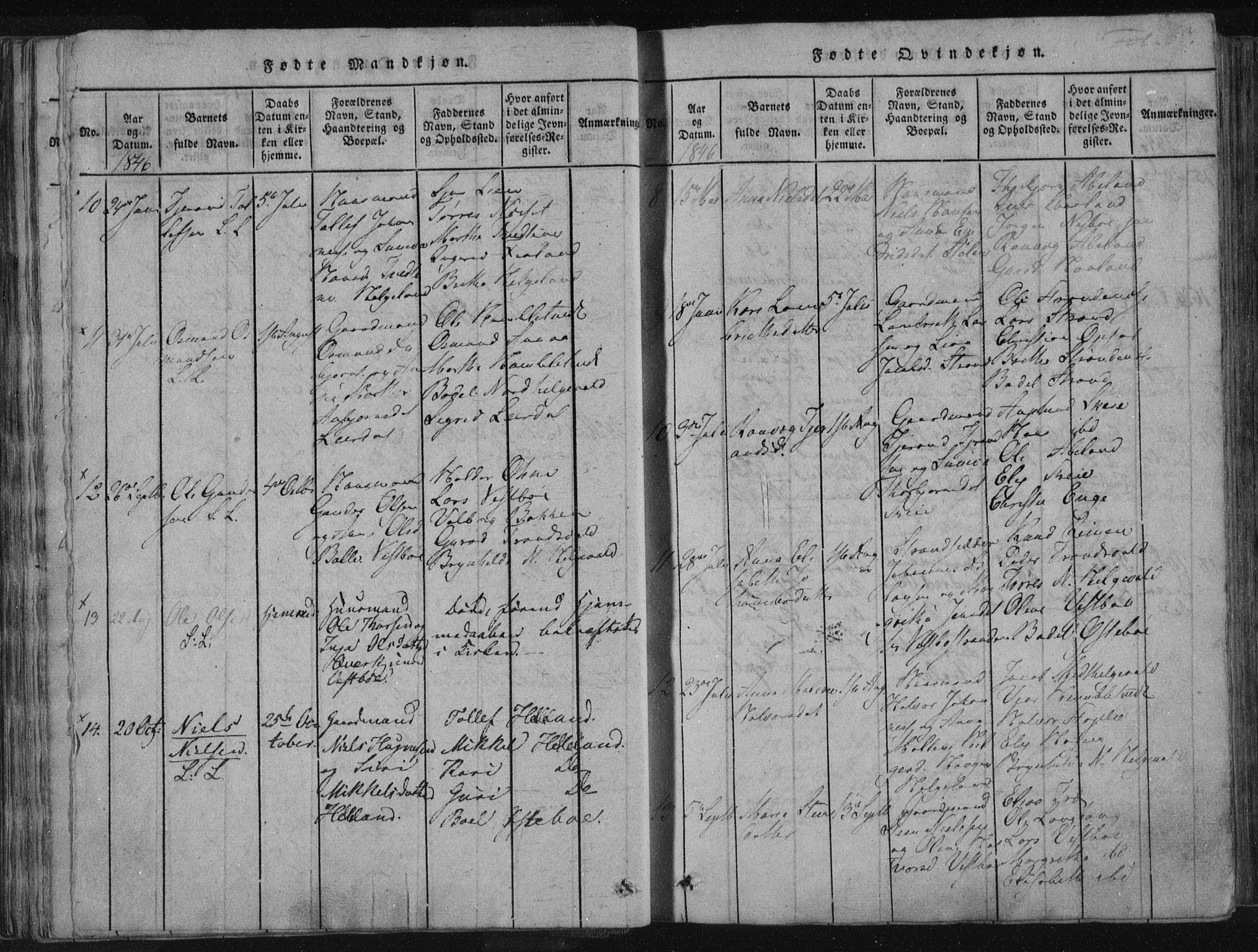 Vikedal sokneprestkontor, AV/SAST-A-101840/01/IV: Parish register (official) no. A 4, 1816-1850, p. 63