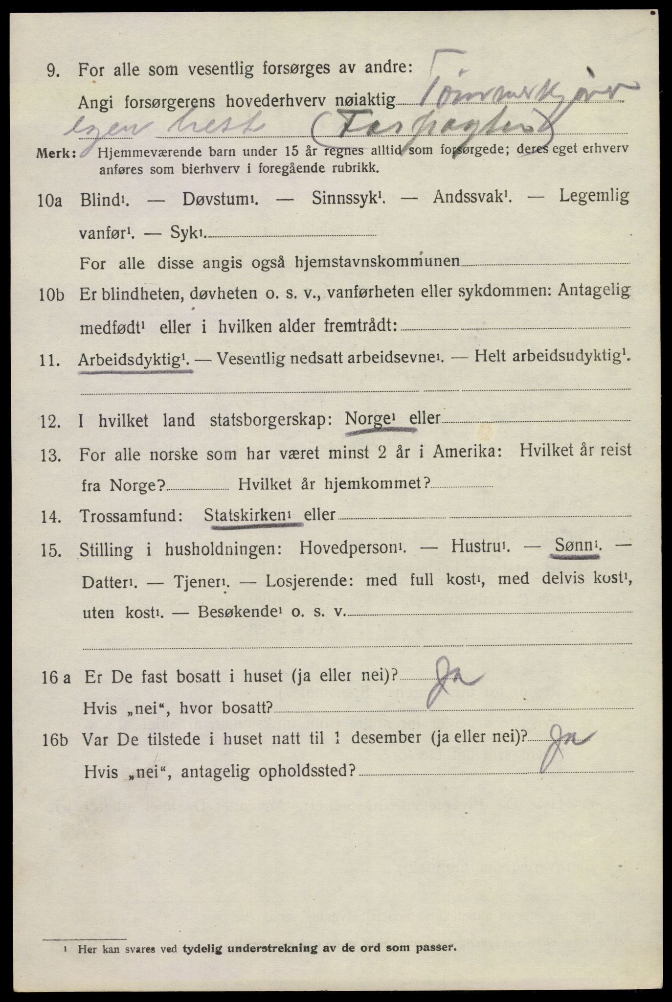 SAKO, 1920 census for Hedrum, 1920, p. 10230