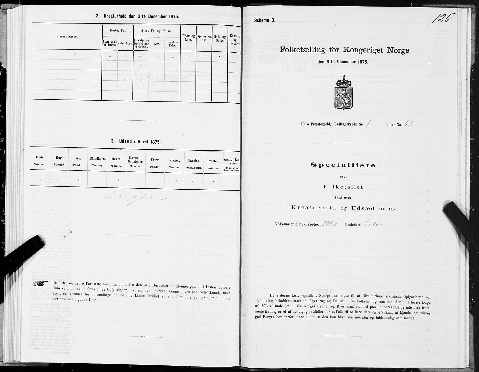 SAT, 1875 census for 1818P Herøy, 1875, p. 1125