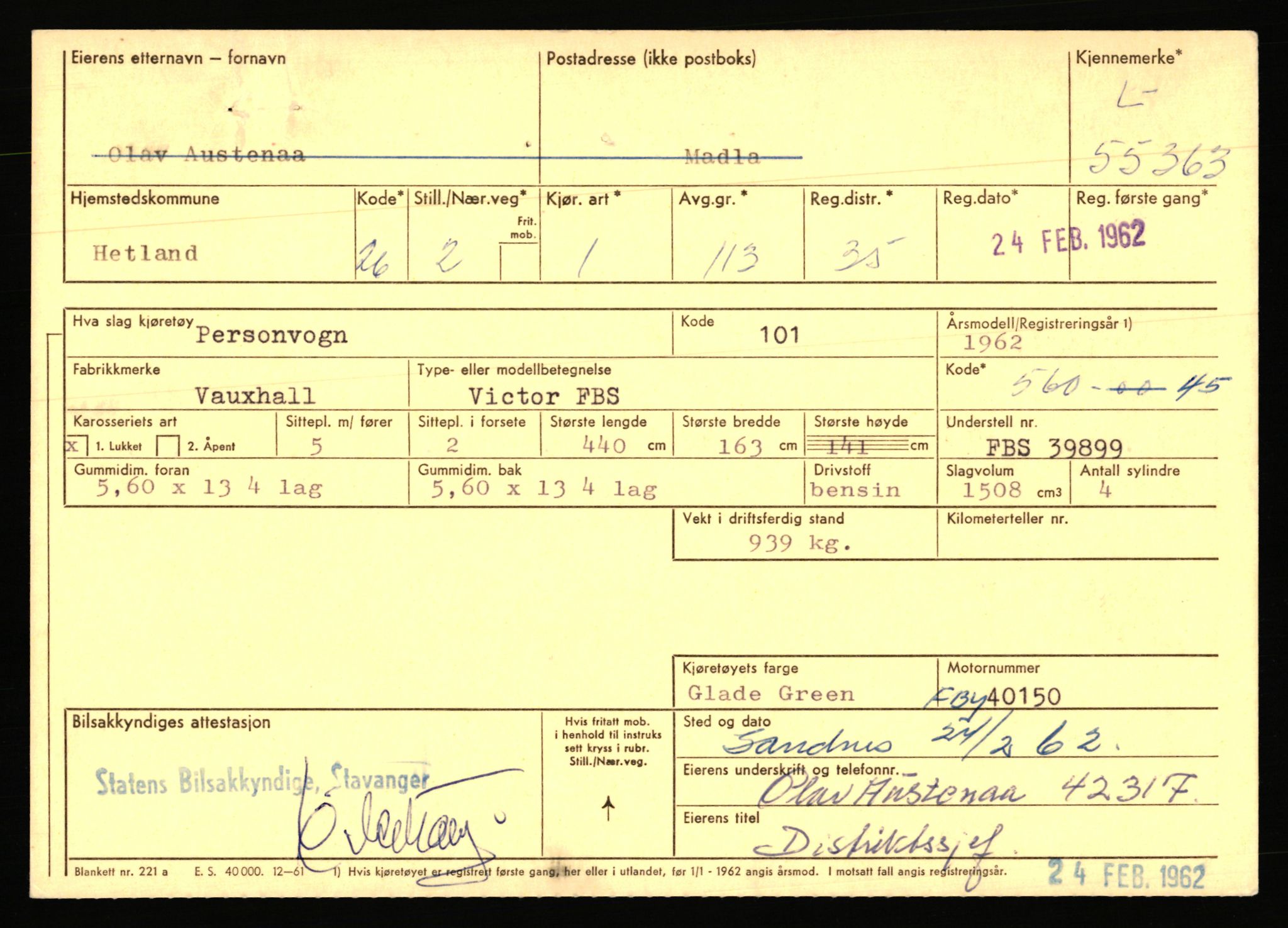 Stavanger trafikkstasjon, SAST/A-101942/0/F/L0054: L-54200 - L-55699, 1930-1971, p. 2317